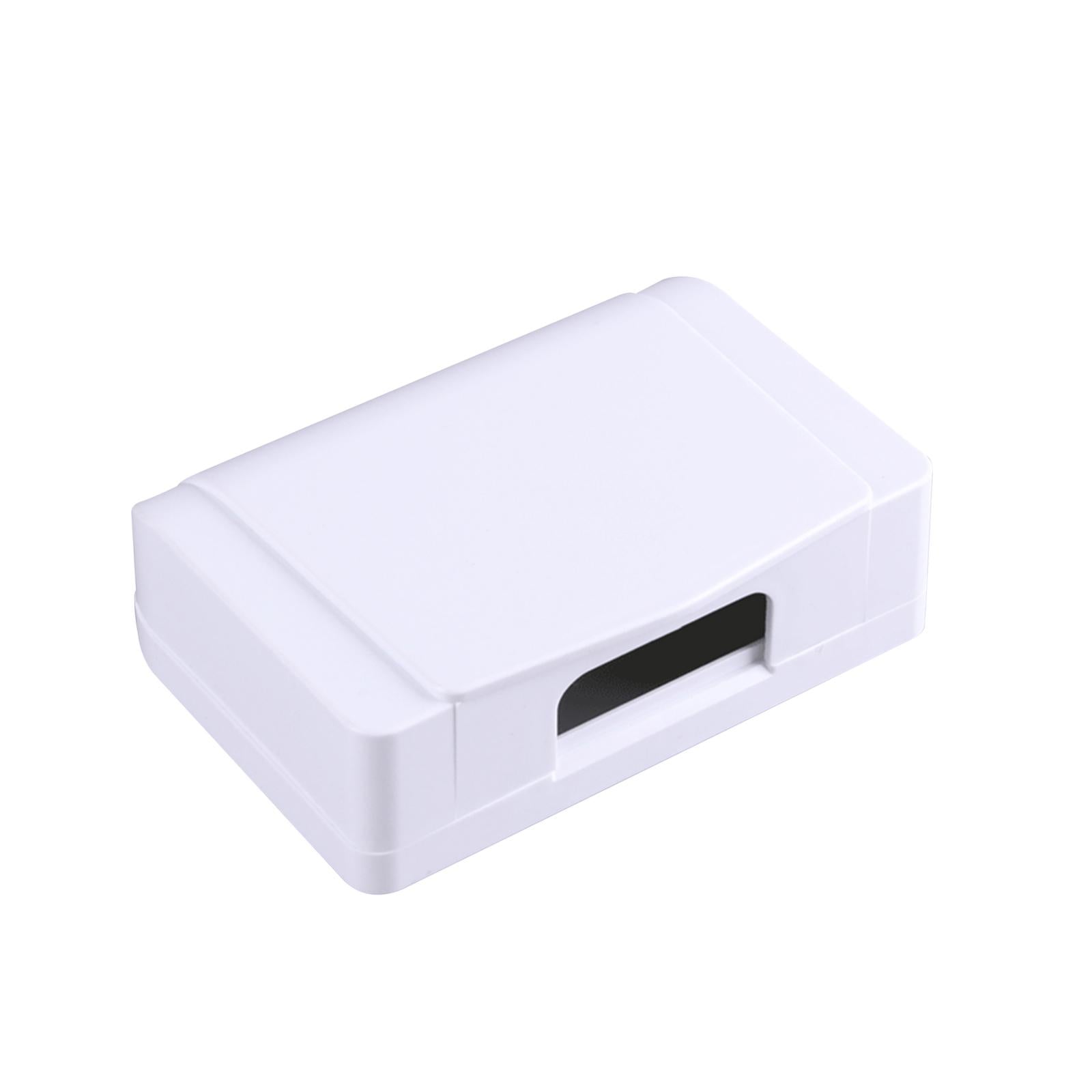 Socket Waterproof Box Electrical Outlet Cover for Workshop Restaurant White