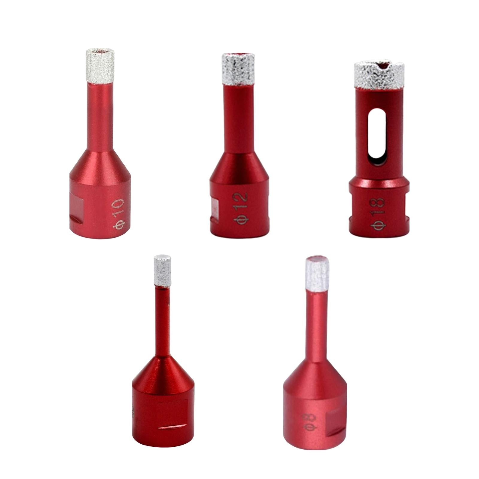 Brazing Diamond Drill Bit Accessory Reaming Drill for Bottles Tile Ceramics 6mm