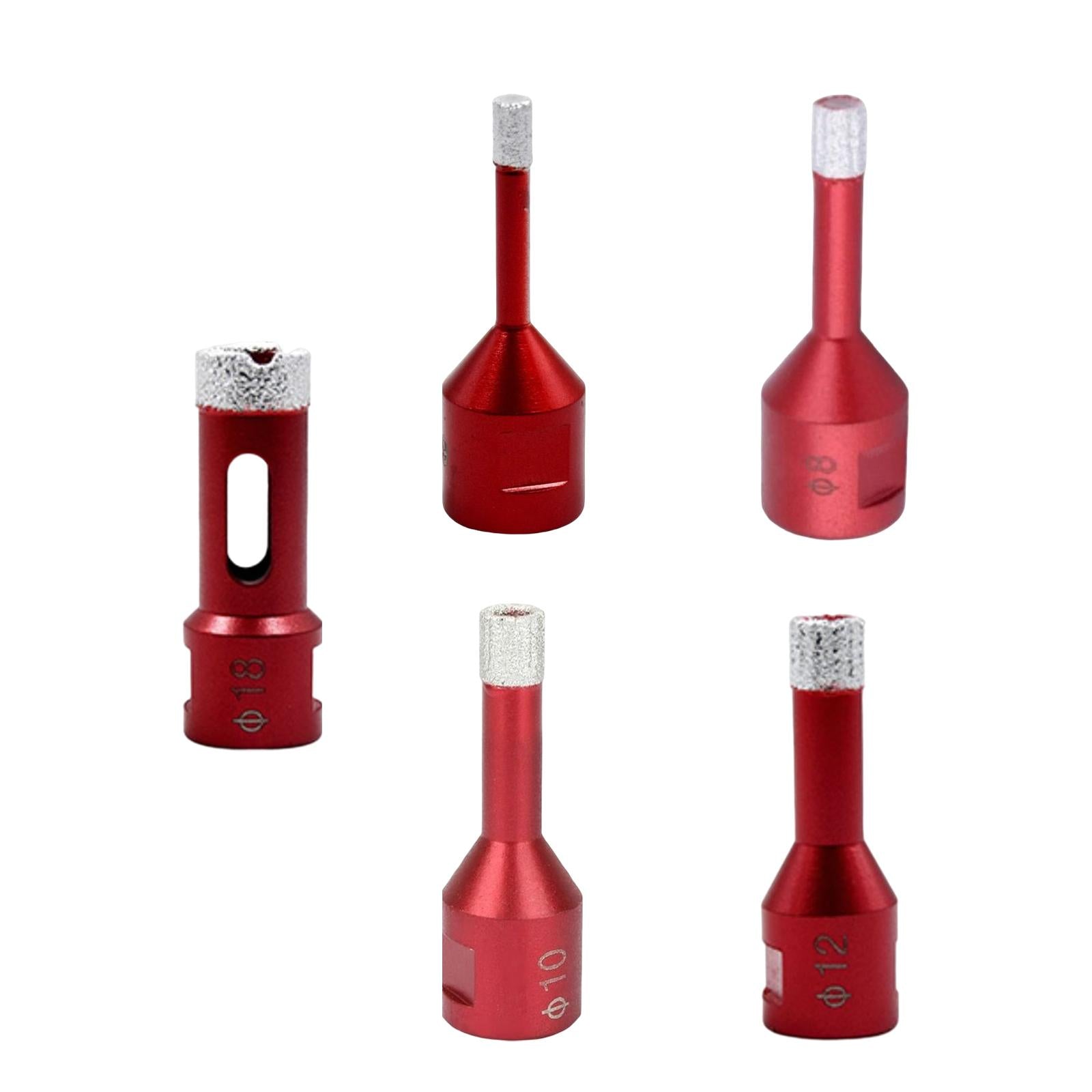 Brazing Diamond Drill Bit Accessory Reaming Drill for Bottles Tile Ceramics 6mm