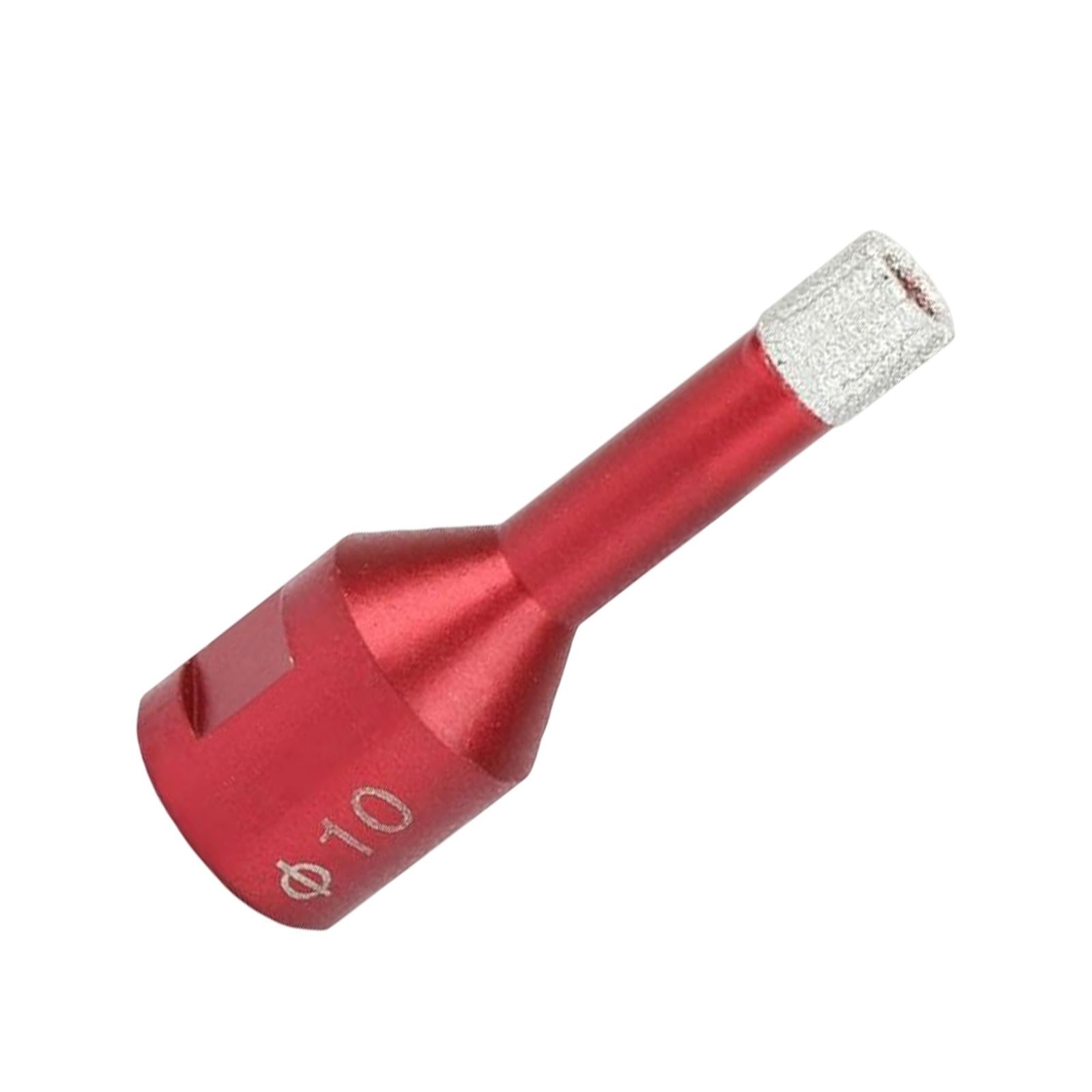 Brazing Diamond Drill Bit Accessory Reaming Drill for Bottles Tile Ceramics 10mm