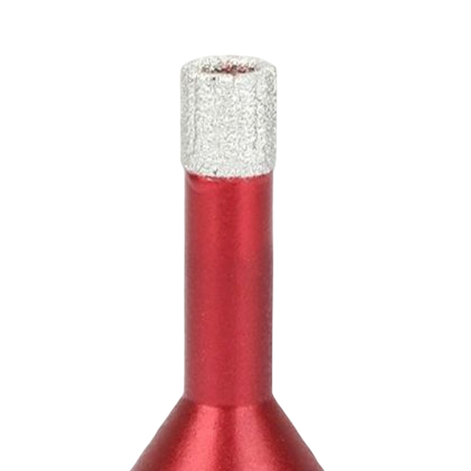 Brazing Diamond Drill Bit Accessory Reaming Drill for Bottles Tile Ceramics 10mm