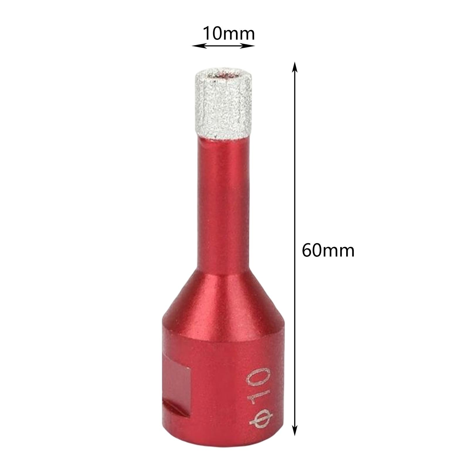 Brazing Diamond Drill Bit Accessory Reaming Drill for Bottles Tile Ceramics 10mm