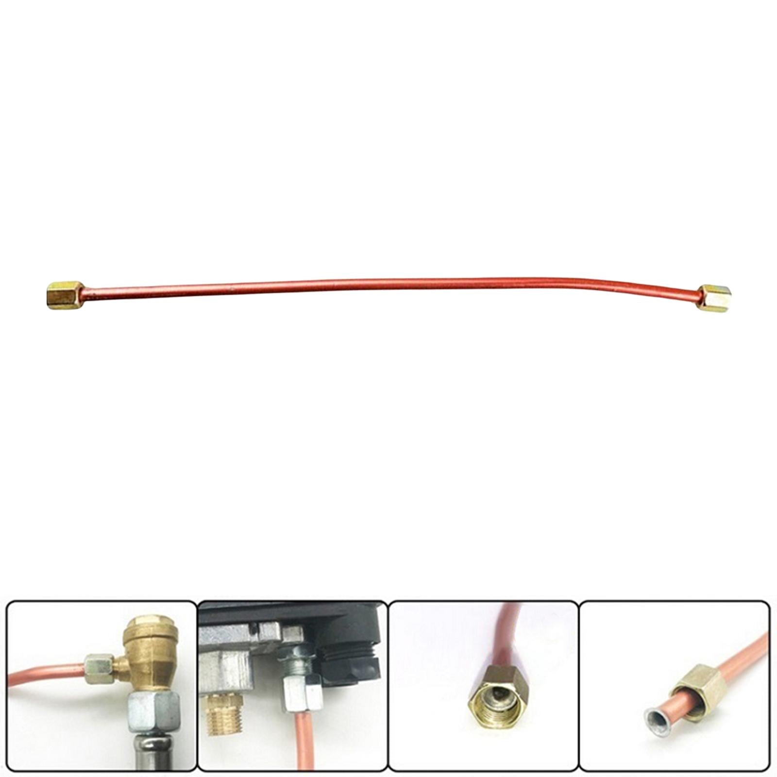 Aluminum Exhaust Pipe Copper Color for Air Compressor Accessory Replacement