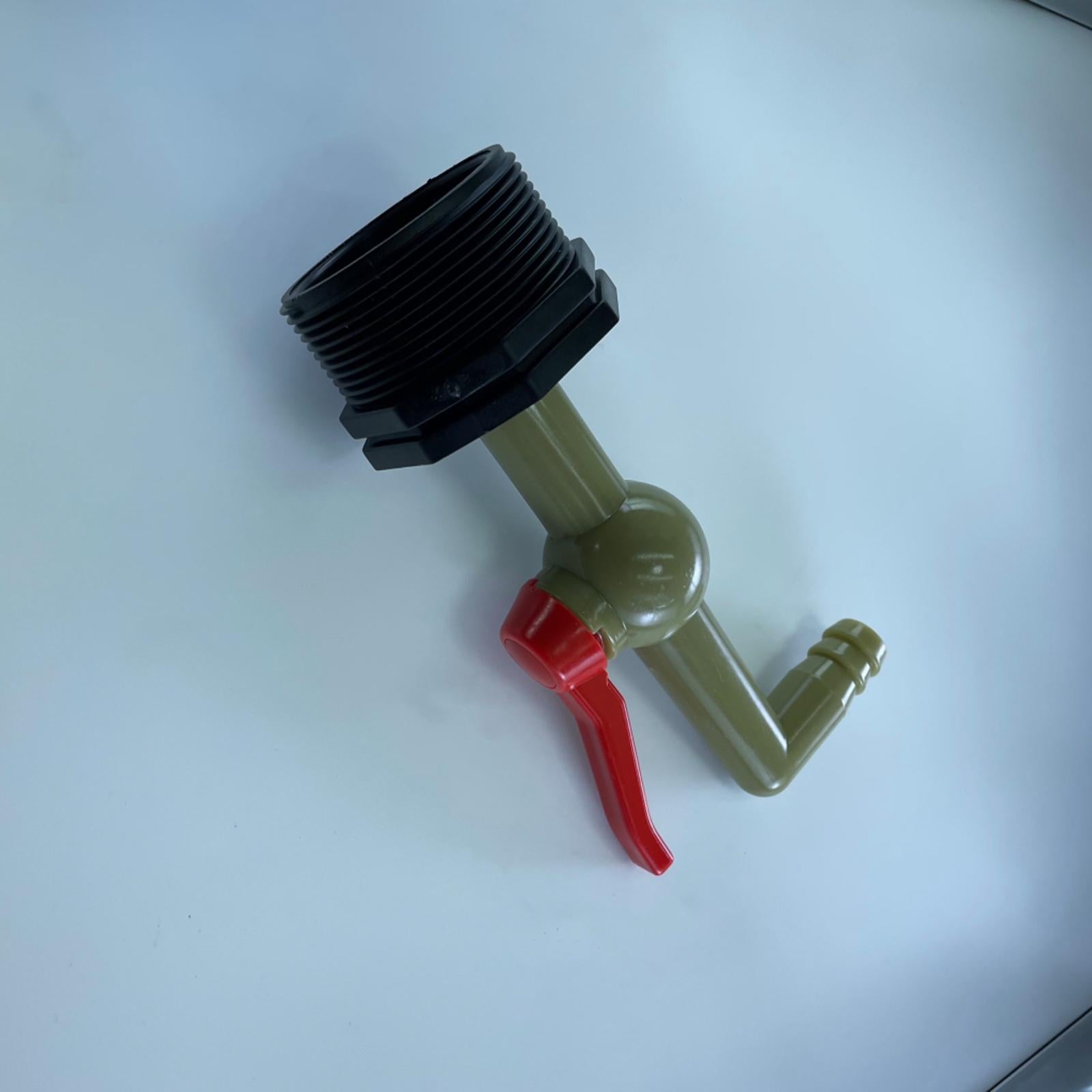 Drain Adapter Replace Valve for Galvanized Drum Water Supply Controller 20mm 90 degrees