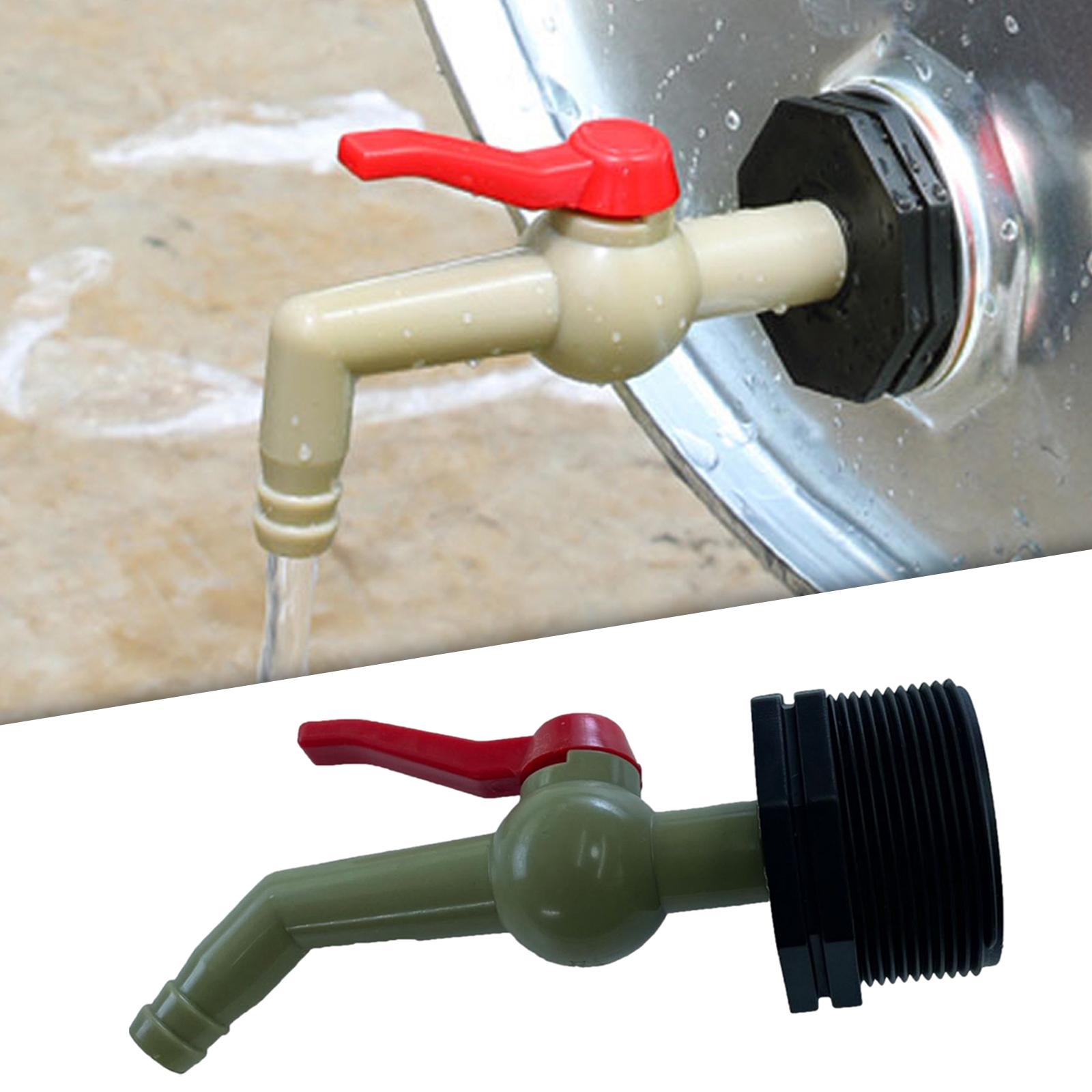 Drain Adapter Replace Valve for Galvanized Drum Water Supply Controller 20mm straight