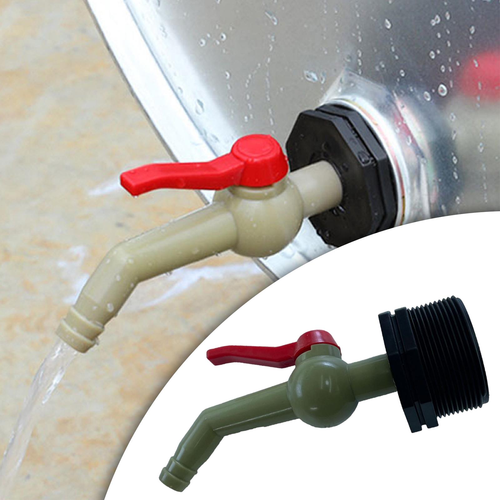 Drain Adapter Replace Valve for Galvanized Drum Water Supply Controller 20mm straight