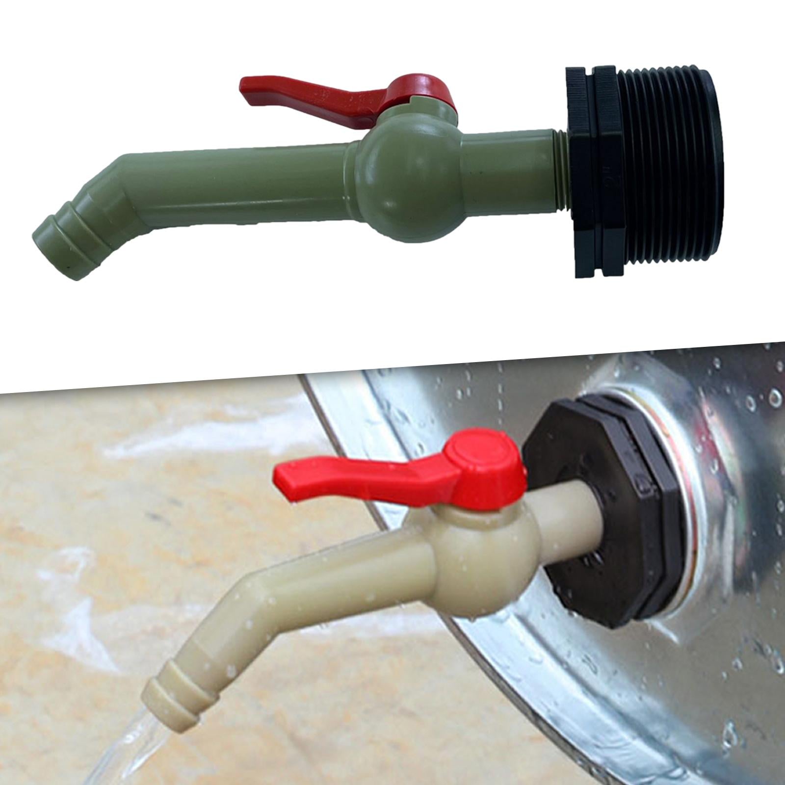 Drain Adapter Replace Valve for Galvanized Drum Water Supply Controller 25mm 45 degrees