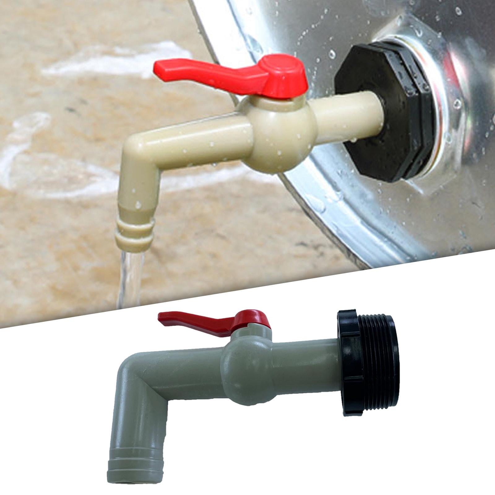 Drain Adapter Replace Valve for Galvanized Drum Water Supply Controller 32mm 90 degrees