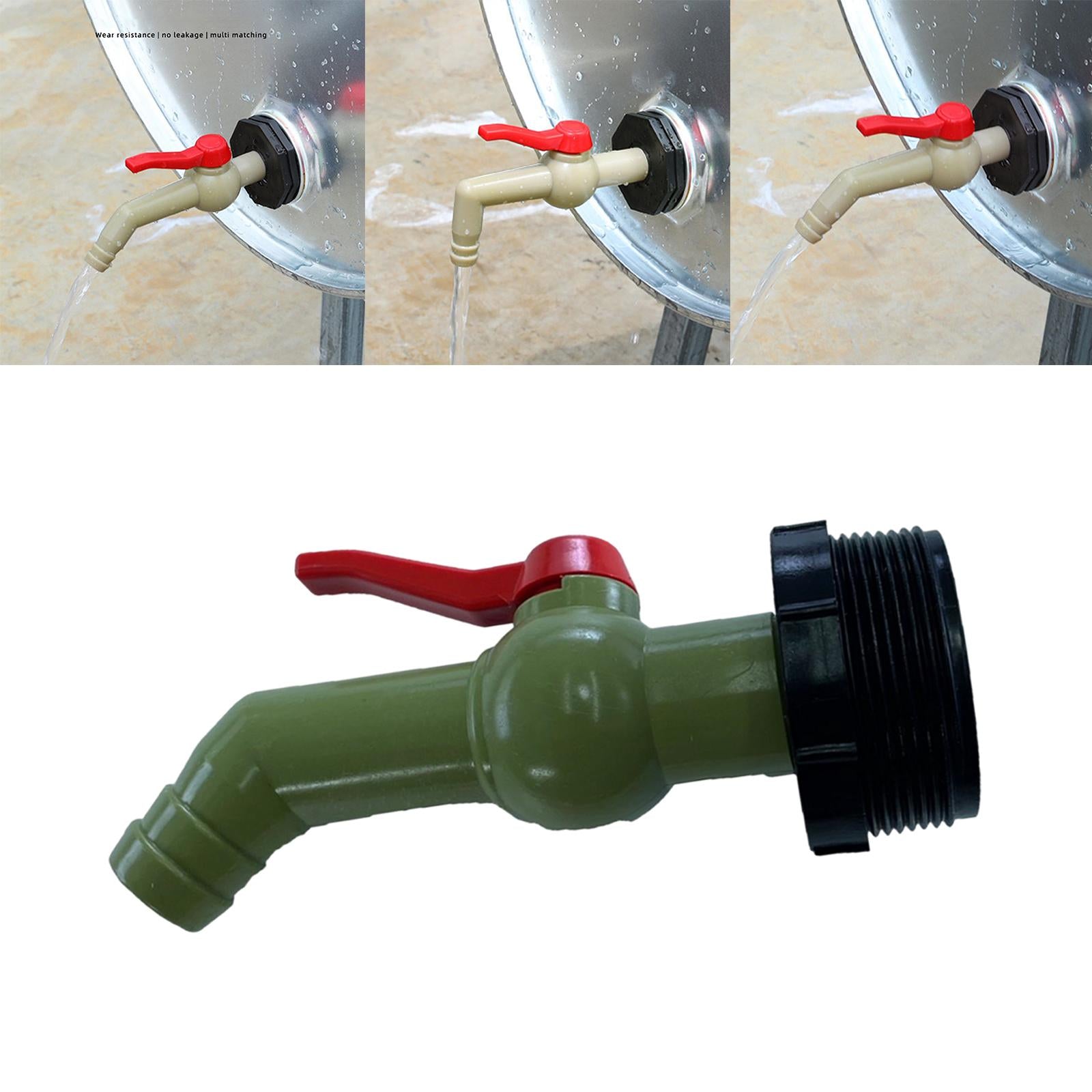 Drain Adapter Replace Valve for Galvanized Drum Water Supply Controller 32mm 45 degrees