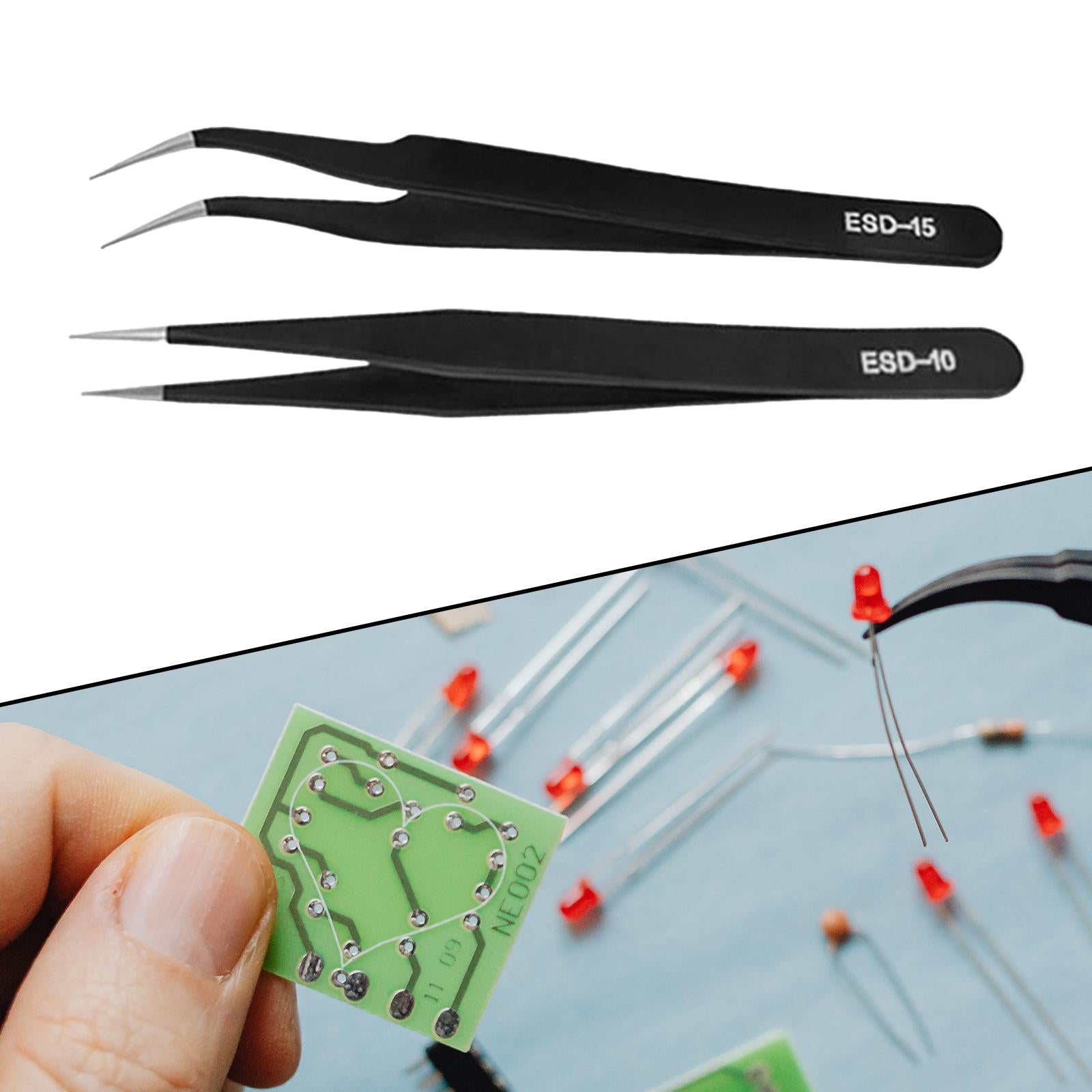 Eyelash Tweezers Multipurpose Eyelash Clip for False Eyelash 12cm