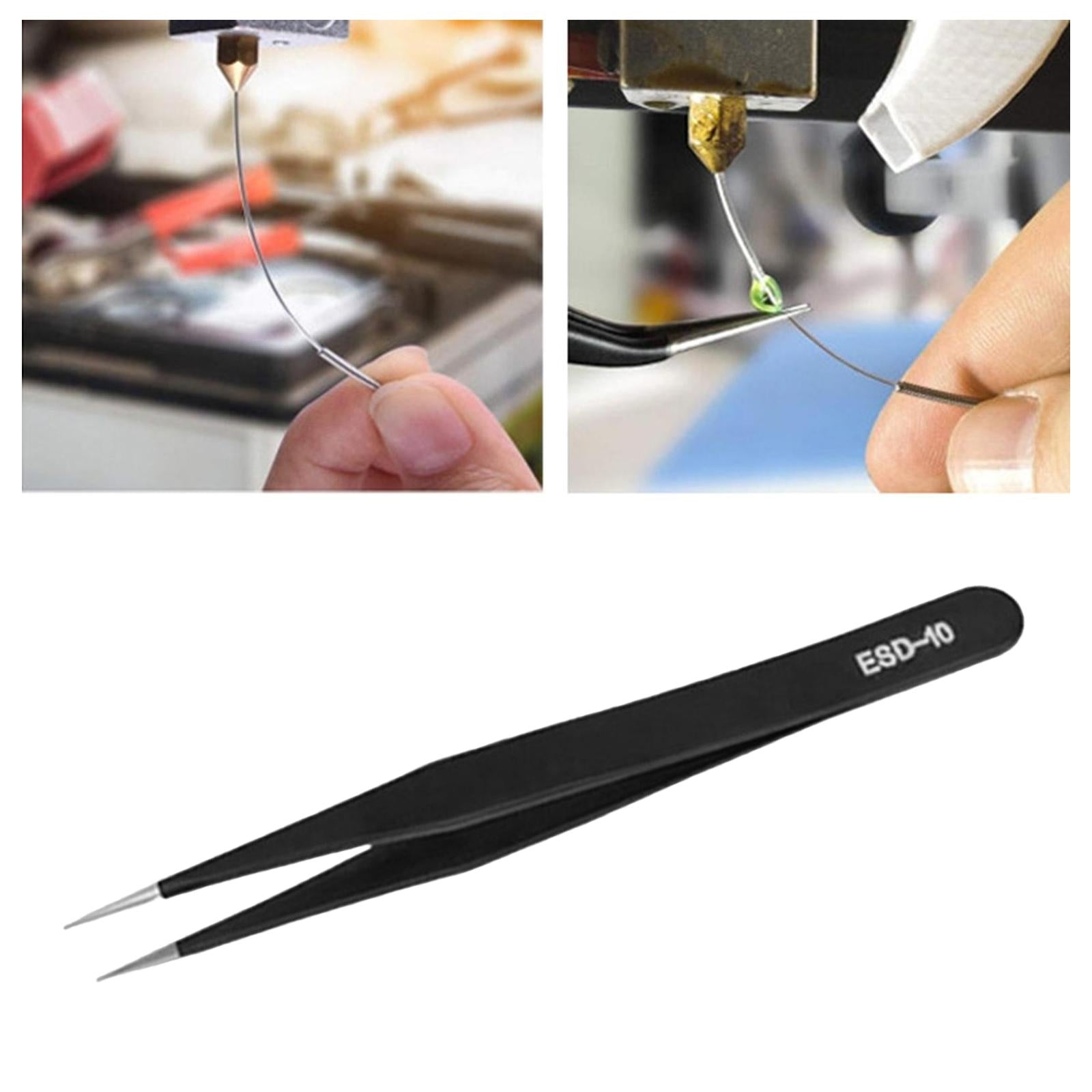 Eyelash Tweezers Multipurpose Eyelash Clip for False Eyelash 12.5cm