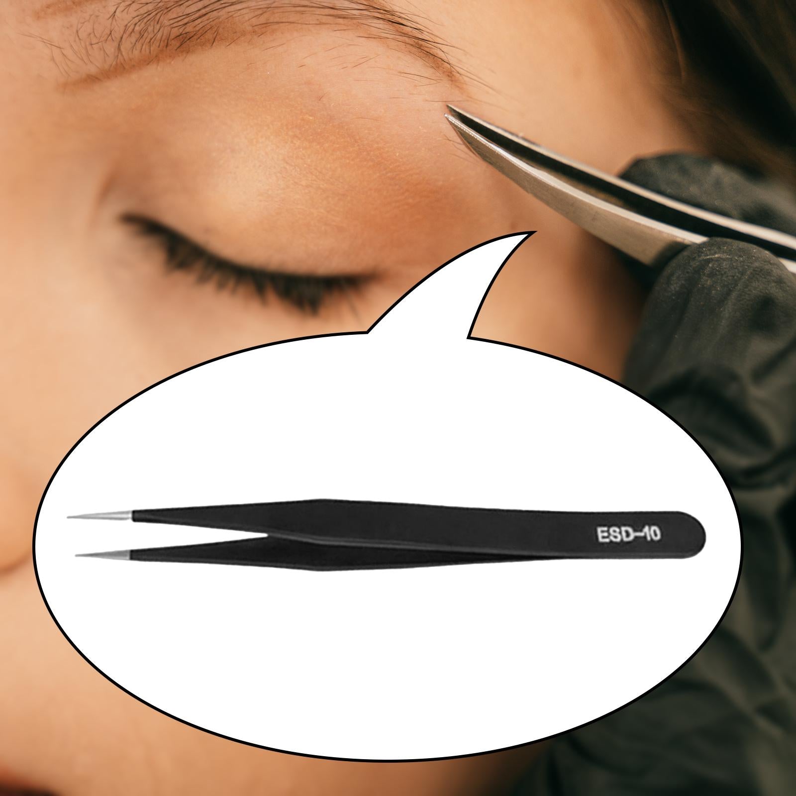 Eyelash Tweezers Multipurpose Eyelash Clip for False Eyelash 12.5cm