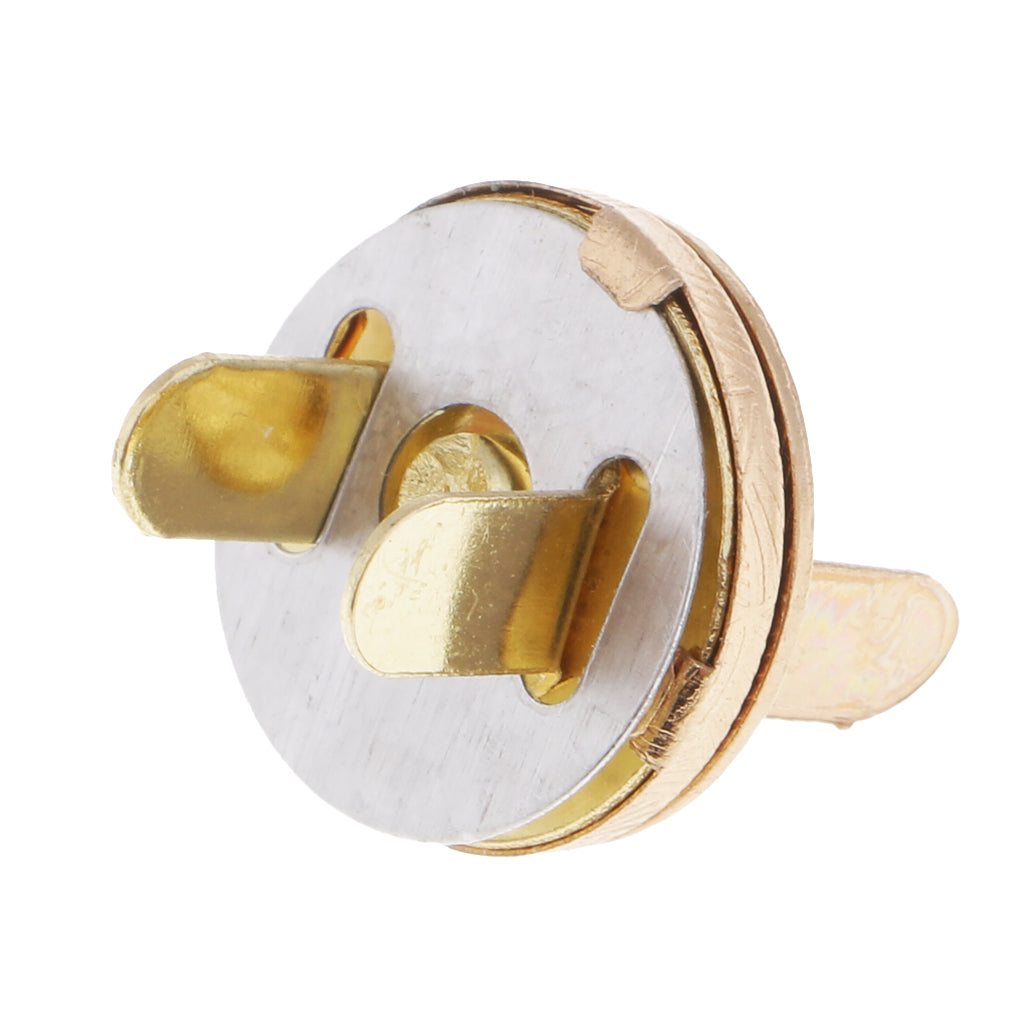 10Pcs Magnetic Fasteners Button Clasp Snaps-Purses,Bags,Clothes Gold 14mm
