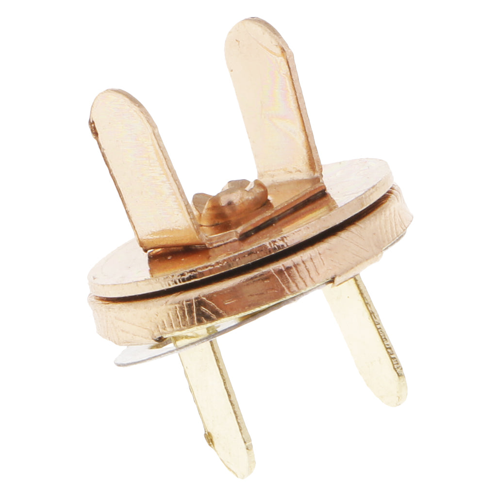 10Pcs Magnetic Fasteners Button Clasp Snaps-Purses,Bags,Clothes Gold 14mm