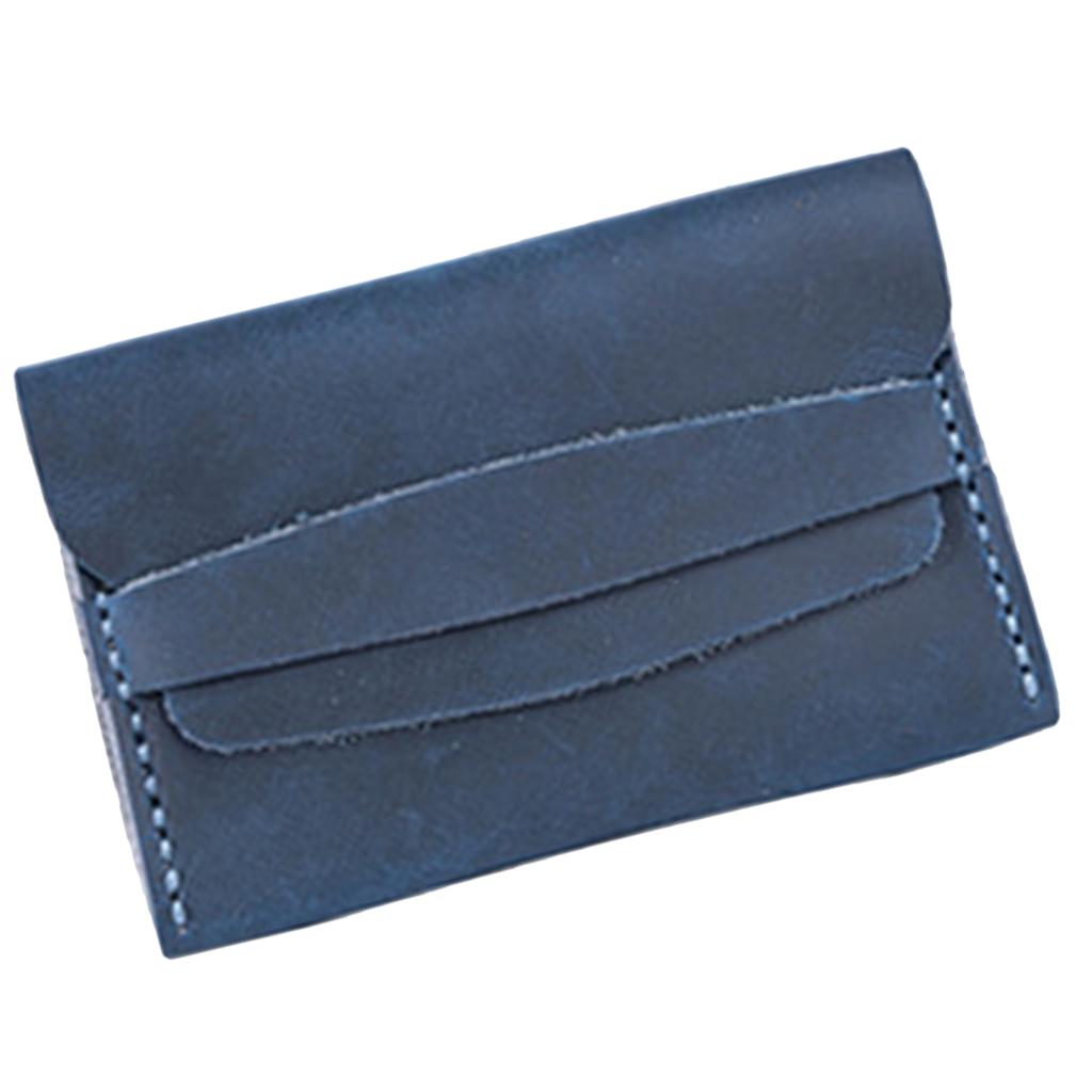 DIY Handmade Leather Wallet Purse Bag Making Kit Leathercraft Tools Blue