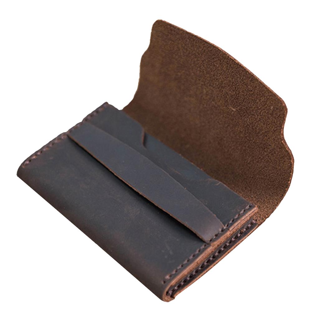 DIY Handmade Leather Wallet Purse Bag Making Kit Leathercraft Tools Coffee