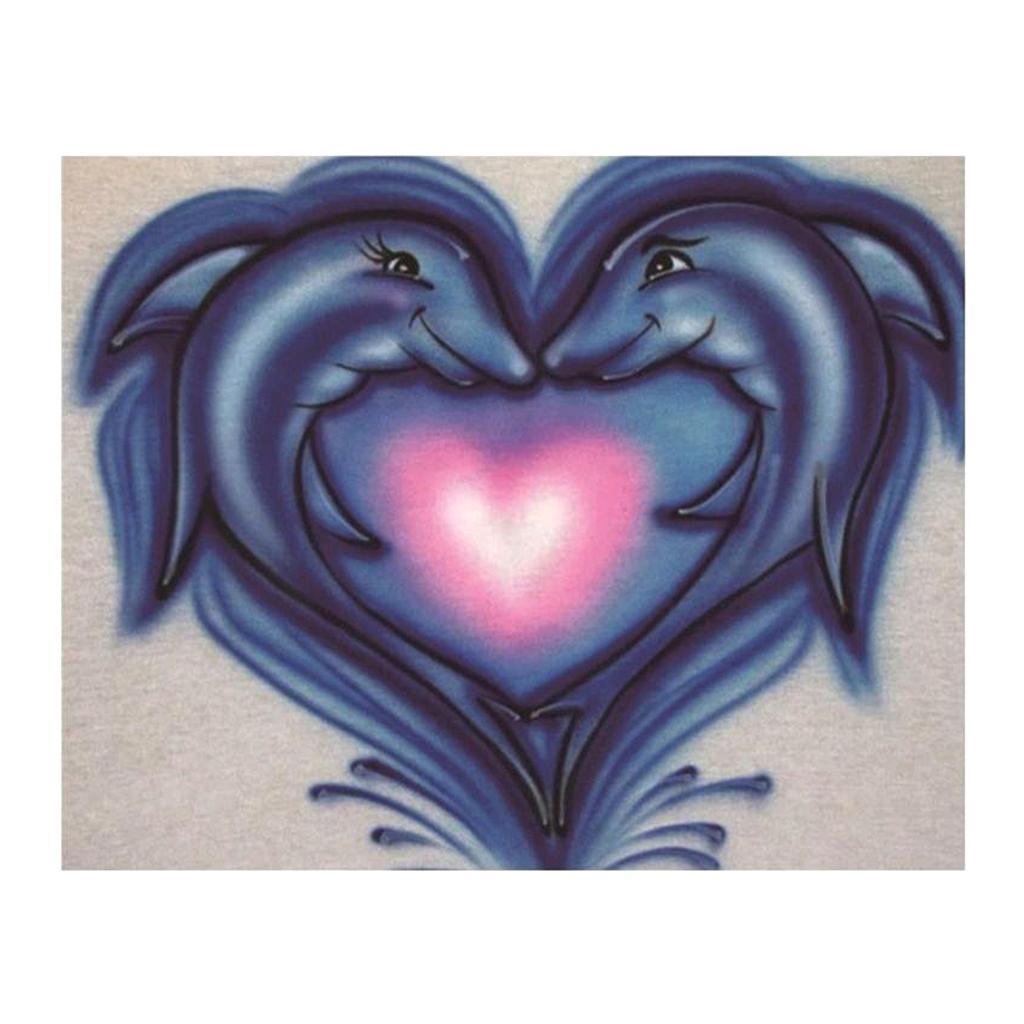 Full Drill 5D Diamond Painting Embroidery Cross Stitch Kits Dolphin