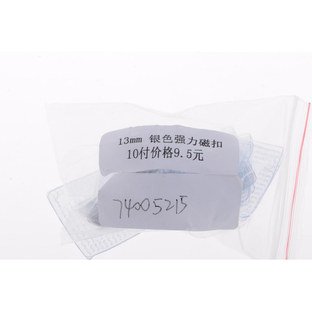 10 Sets Invisible Sew in Magnetic Snaps Sewing Buttons Purse Closure 13mm