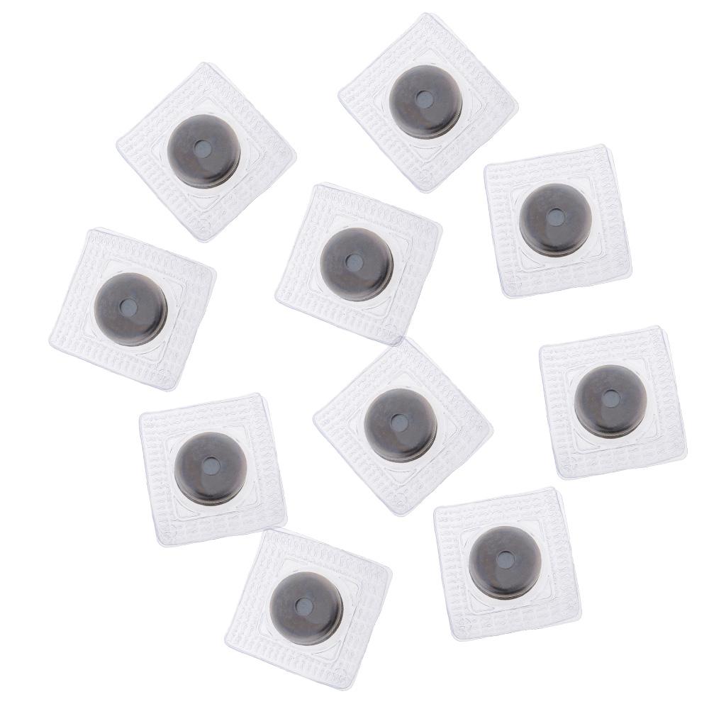 10 Sets Invisible Sew in Magnetic Snaps Sewing Buttons Purse Closure 17mm