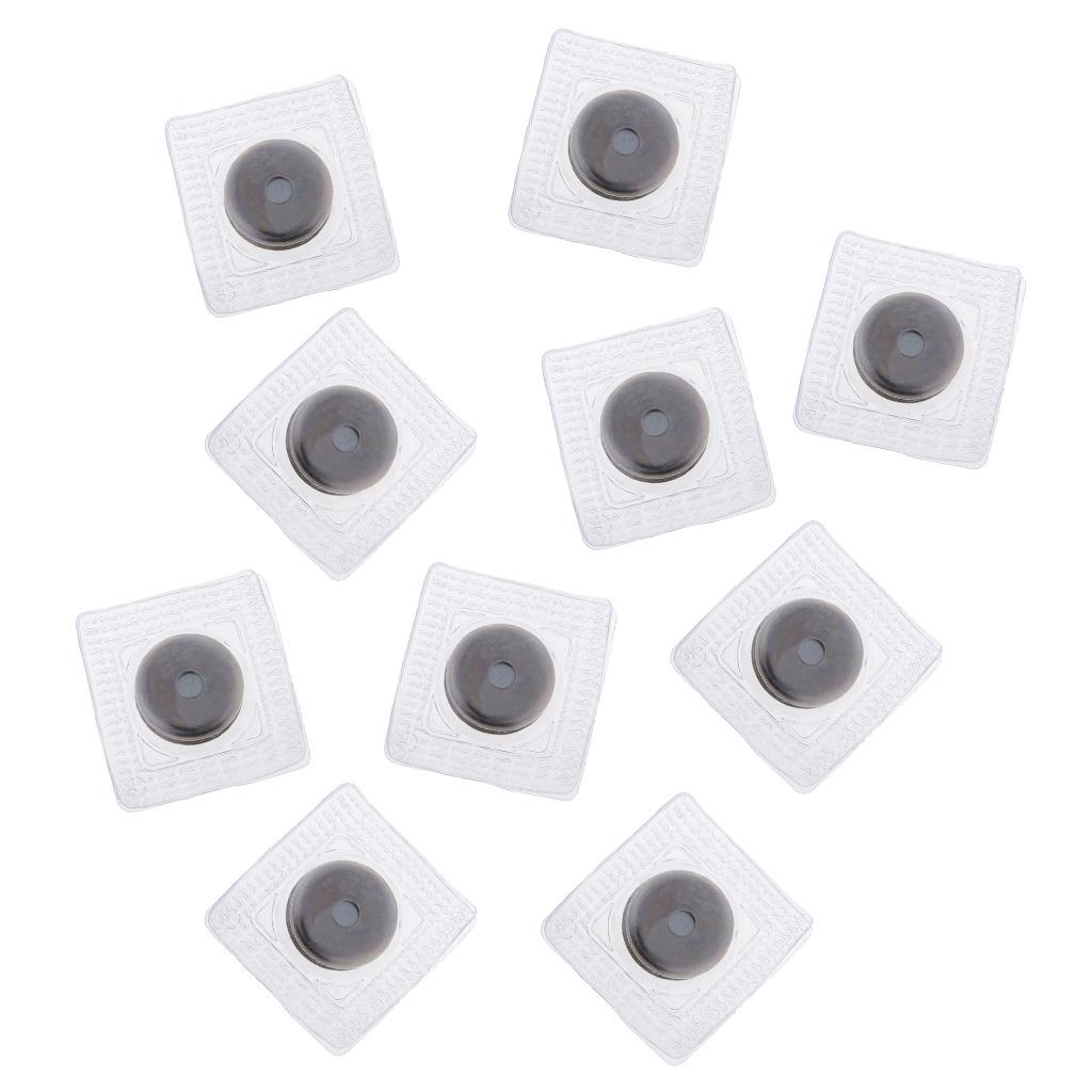 10 Sets Invisible Sew in Magnetic Snaps Sewing Buttons Purse Closure 17mm