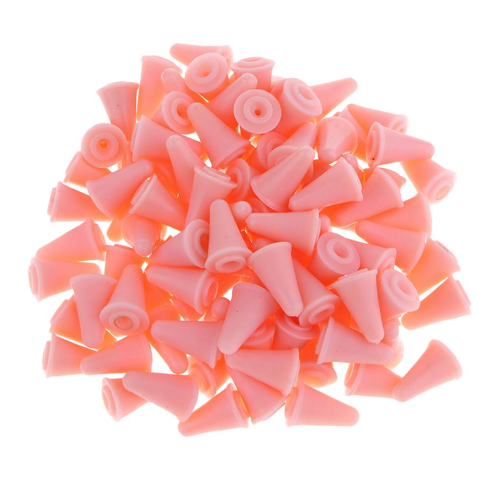 50Psc Rubber Knit Knitting Needles Point Protectors Stoppers Craft 13x190mm