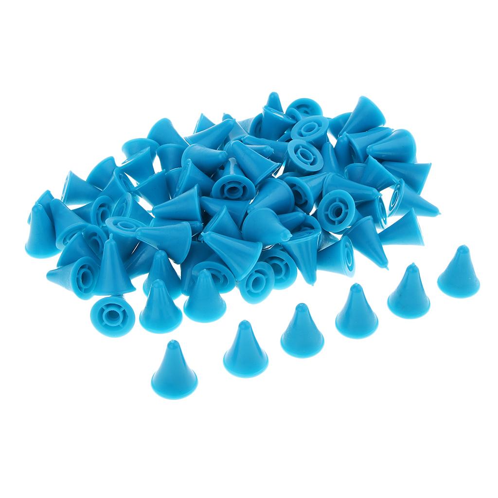 50Psc Rubber Knit Knitting Needles Point Protectors Stoppers Craft 18x220mm