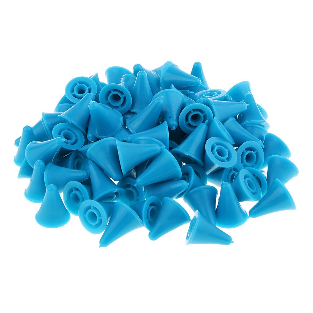 50Psc Rubber Knit Knitting Needles Point Protectors Stoppers Craft 18x220mm