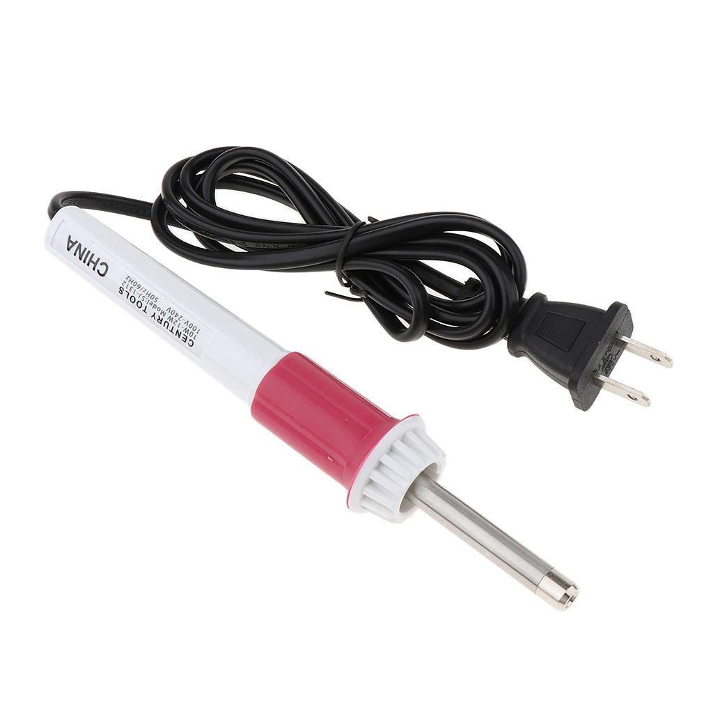 Iron-on Applicator Wand Heat Gun for Hot fix Rhinestone Crystal Tools White