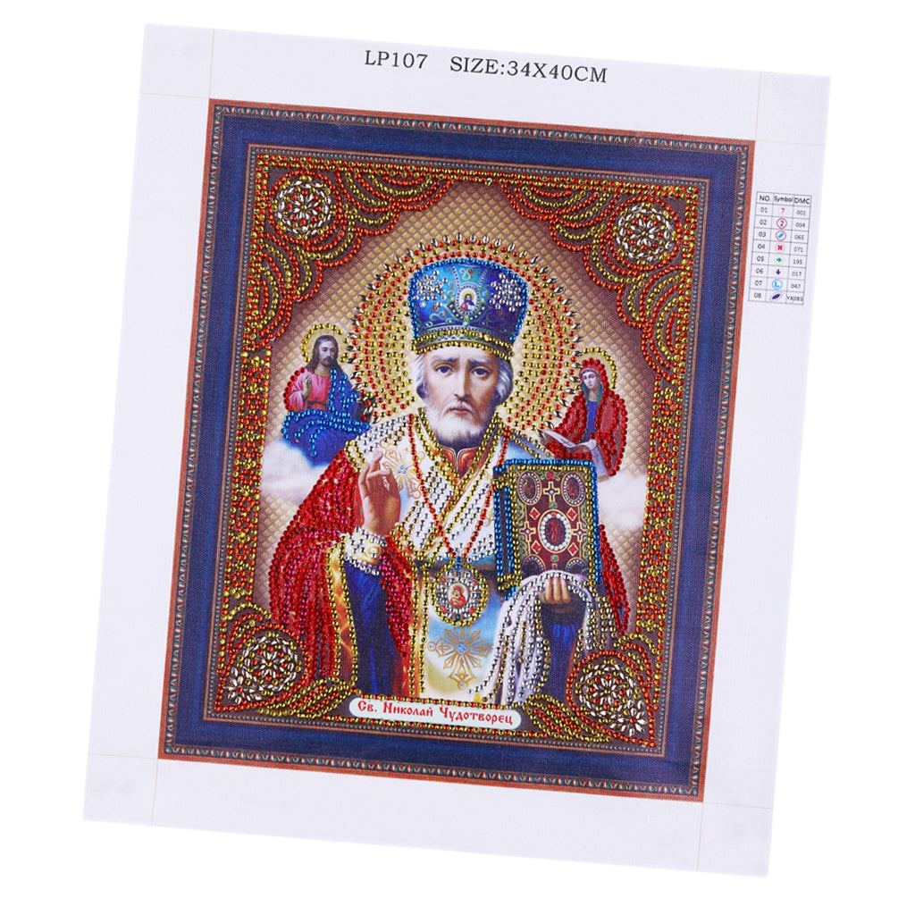 5D DIY Diamond Painting Special Shaped Drill Mosaic Religion Picture AC232
