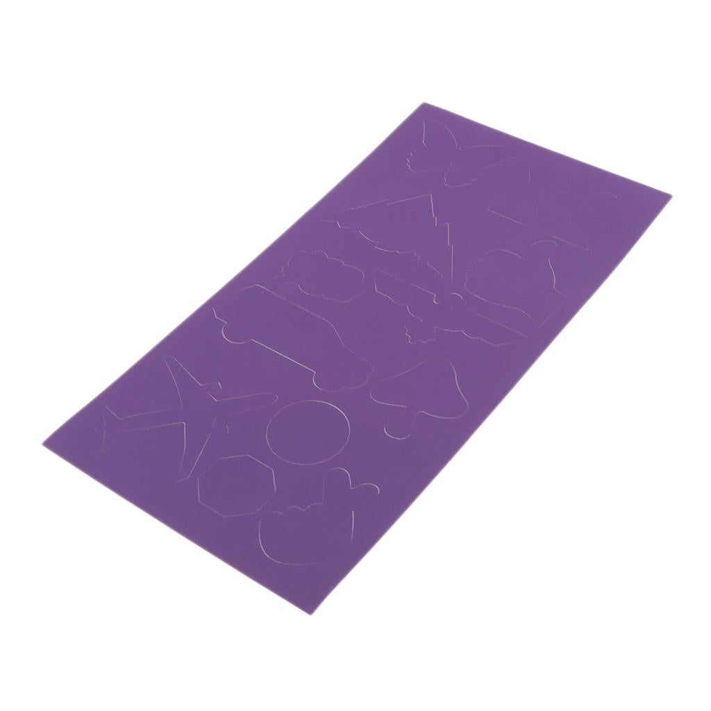 Cartoon Self-adhesive Repair Patch Applique for Clothing Sofa Purple