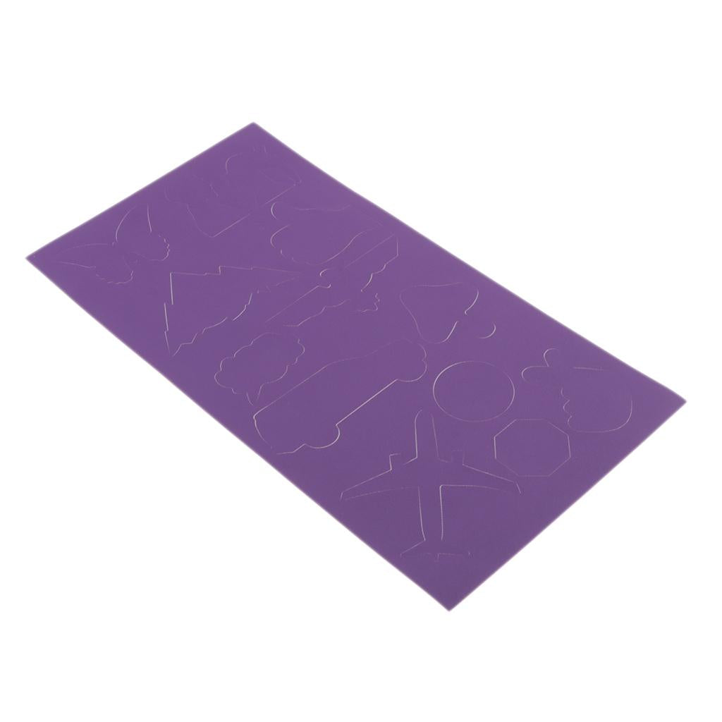 Cartoon Self-adhesive Repair Patch Applique for Clothing Sofa Purple