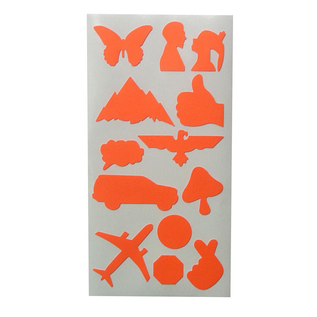 Cartoon Self-adhesive Repair Patch Applique for Clothing Sofa Orange