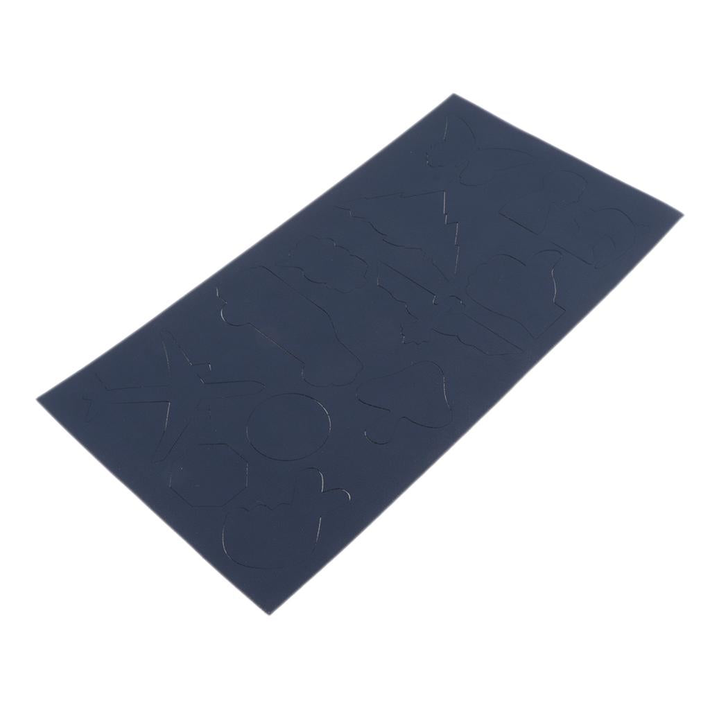 Waterproof PU Leather Self Adhesive Repair Patches Repair Sticker Navy Blue