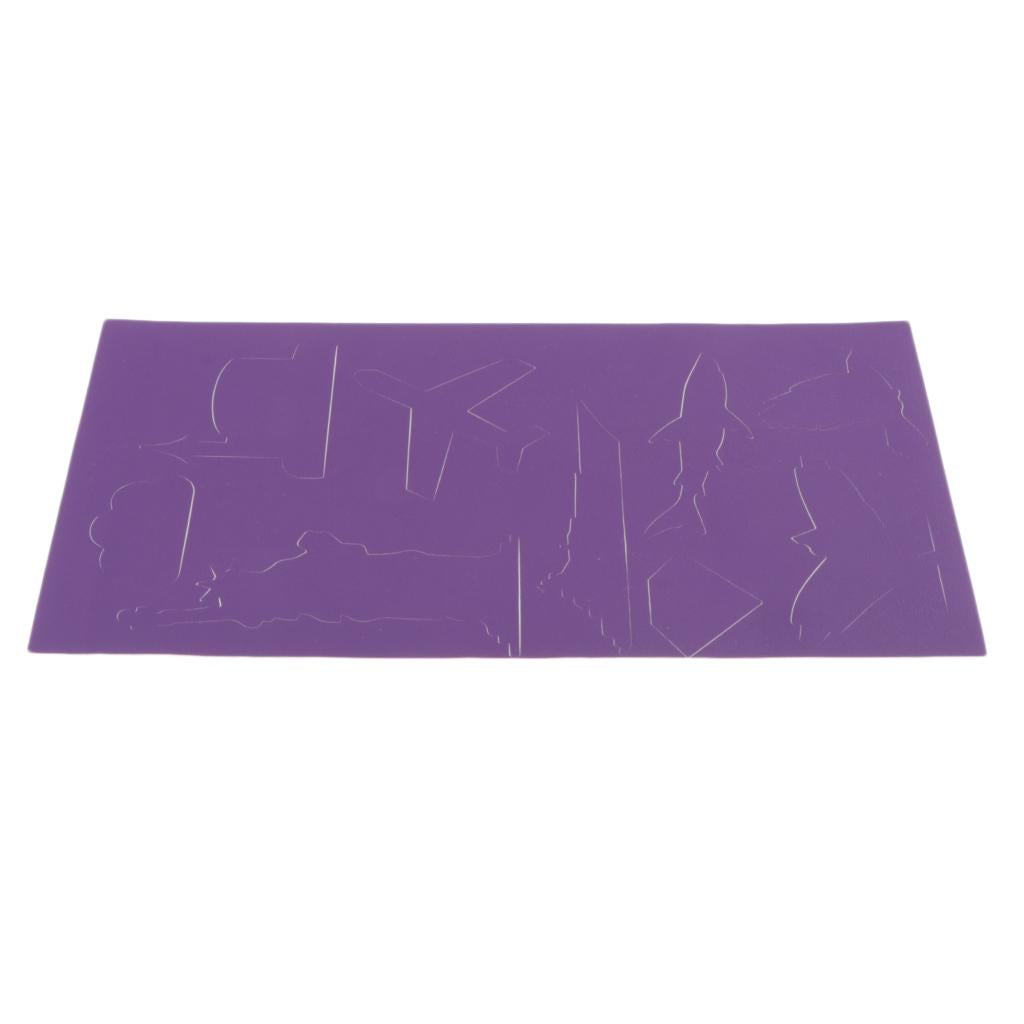 Self-adhesive PU Leather Patch Applique for Clothing Coat Sofa Purple