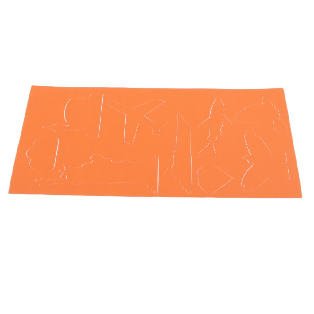 Self-adhesive PU Leather Patch Applique for Clothing Coat Sofa Orange