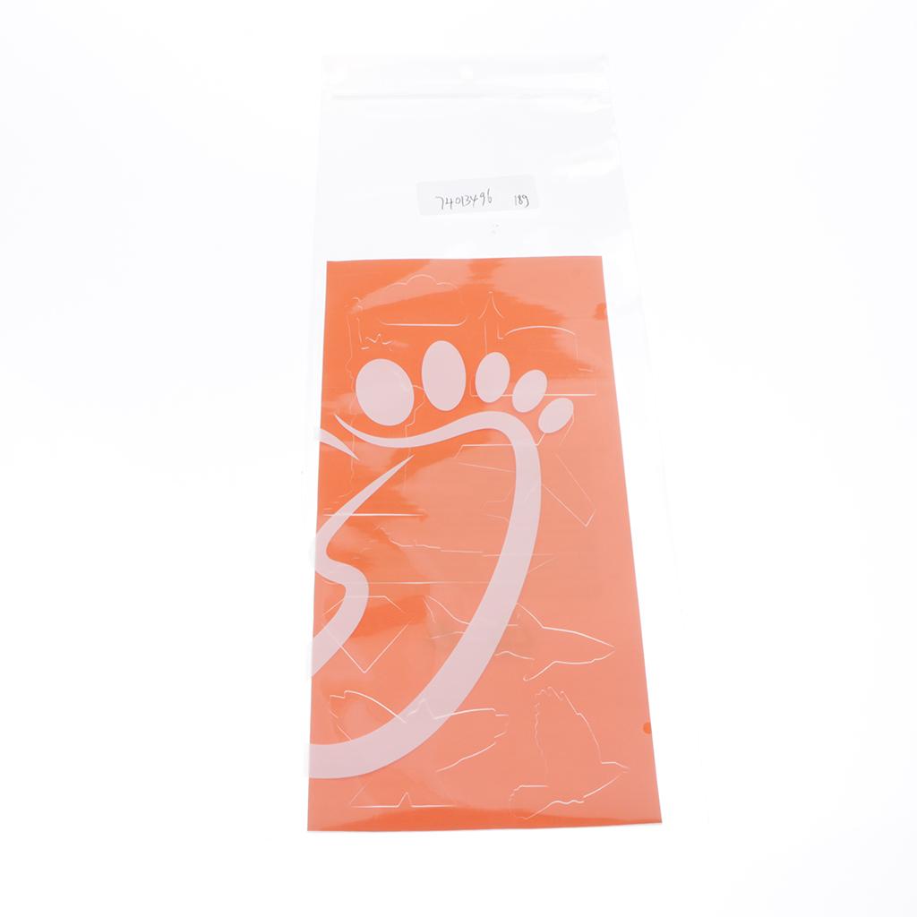 Self-adhesive PU Leather Patch Applique for Clothing Coat Sofa Orange