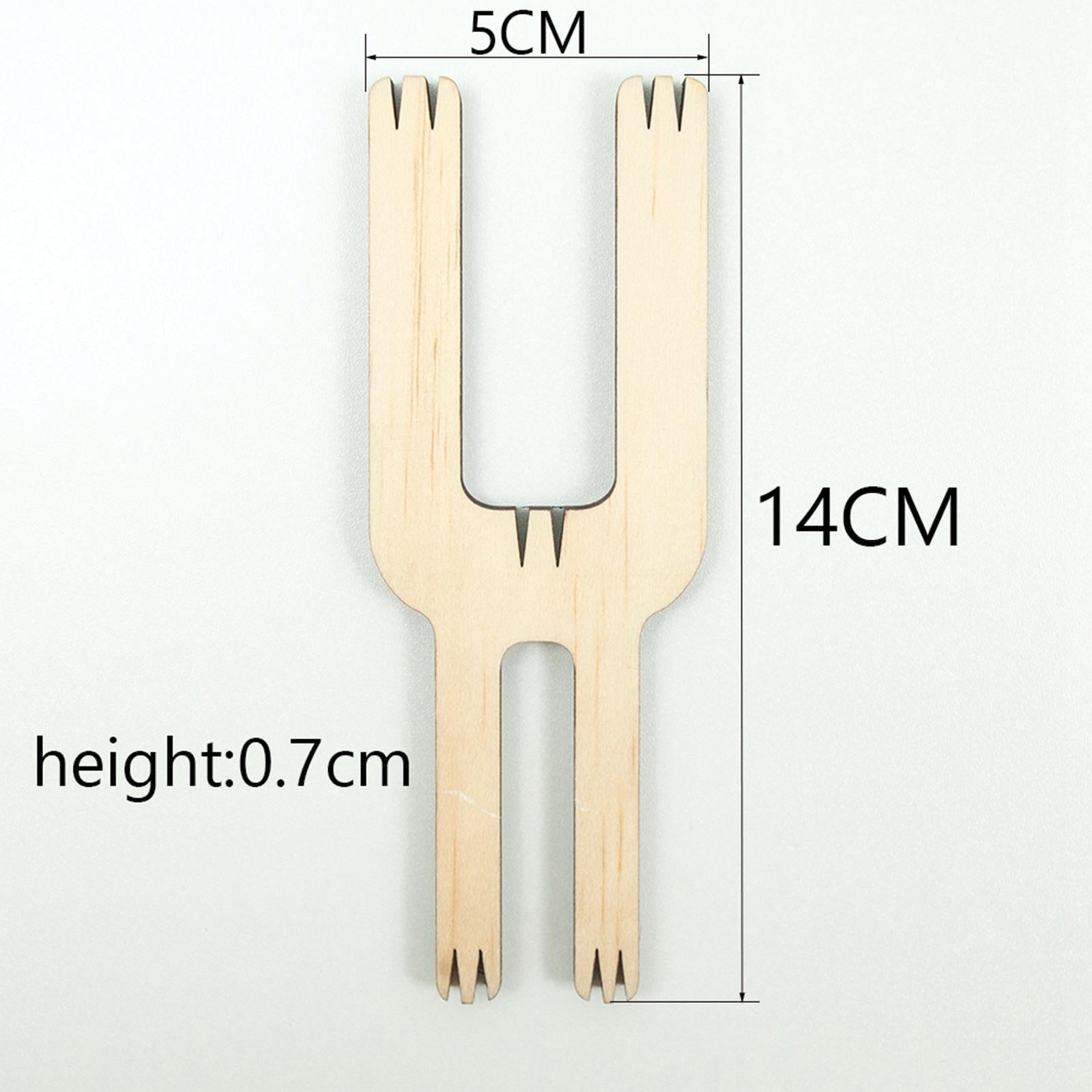 Multifunction Knitting Fork Handy Braiding Tool for Hobby Cordmaking Craft