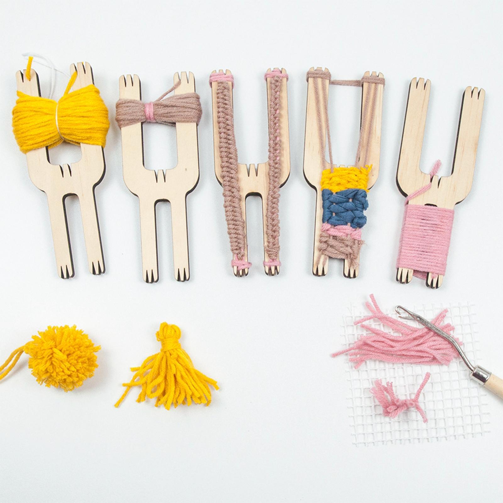 Multifunction Knitting Fork Handy Braiding Tool for Hobby Cordmaking Craft