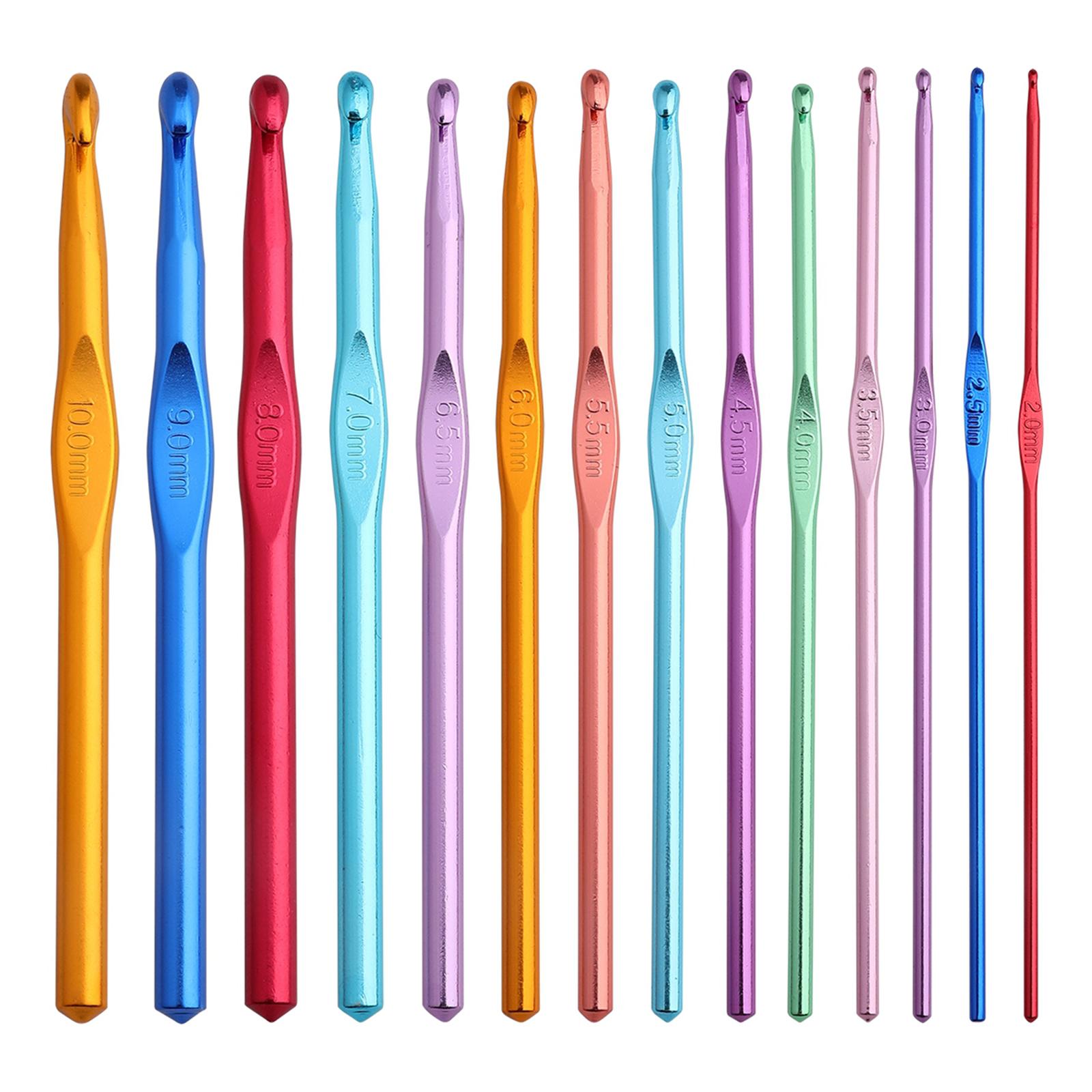 52/62Pcs Crochet Hooks Set Yarn Knitting Needles Tools 62Pcs