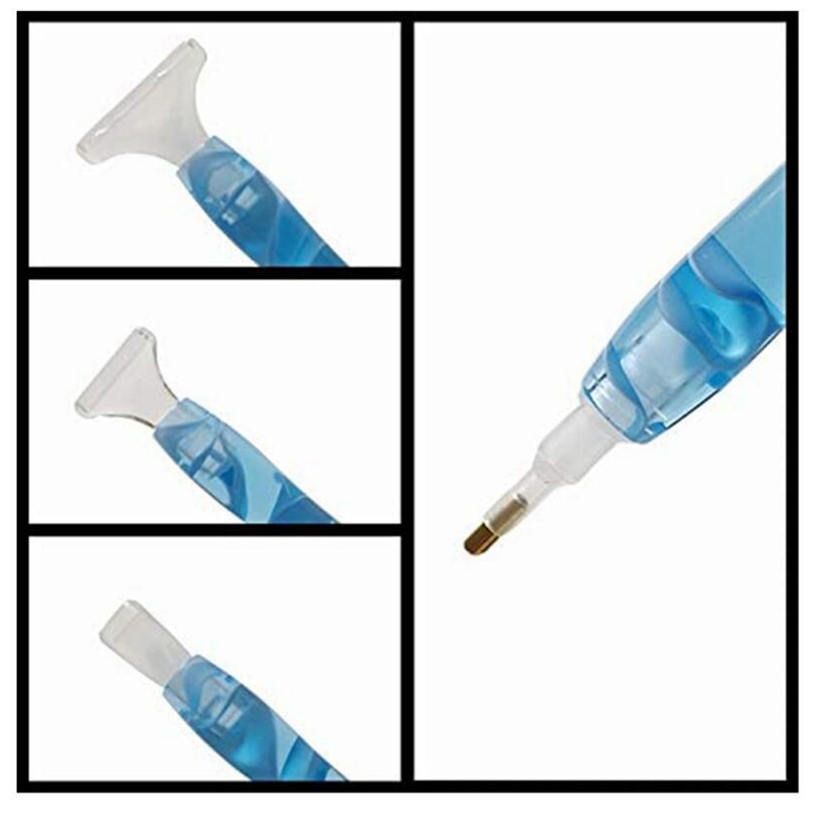 5D DIY Hand Turned Resin Diamond Painting Drill Pen Accessories Dark Blue