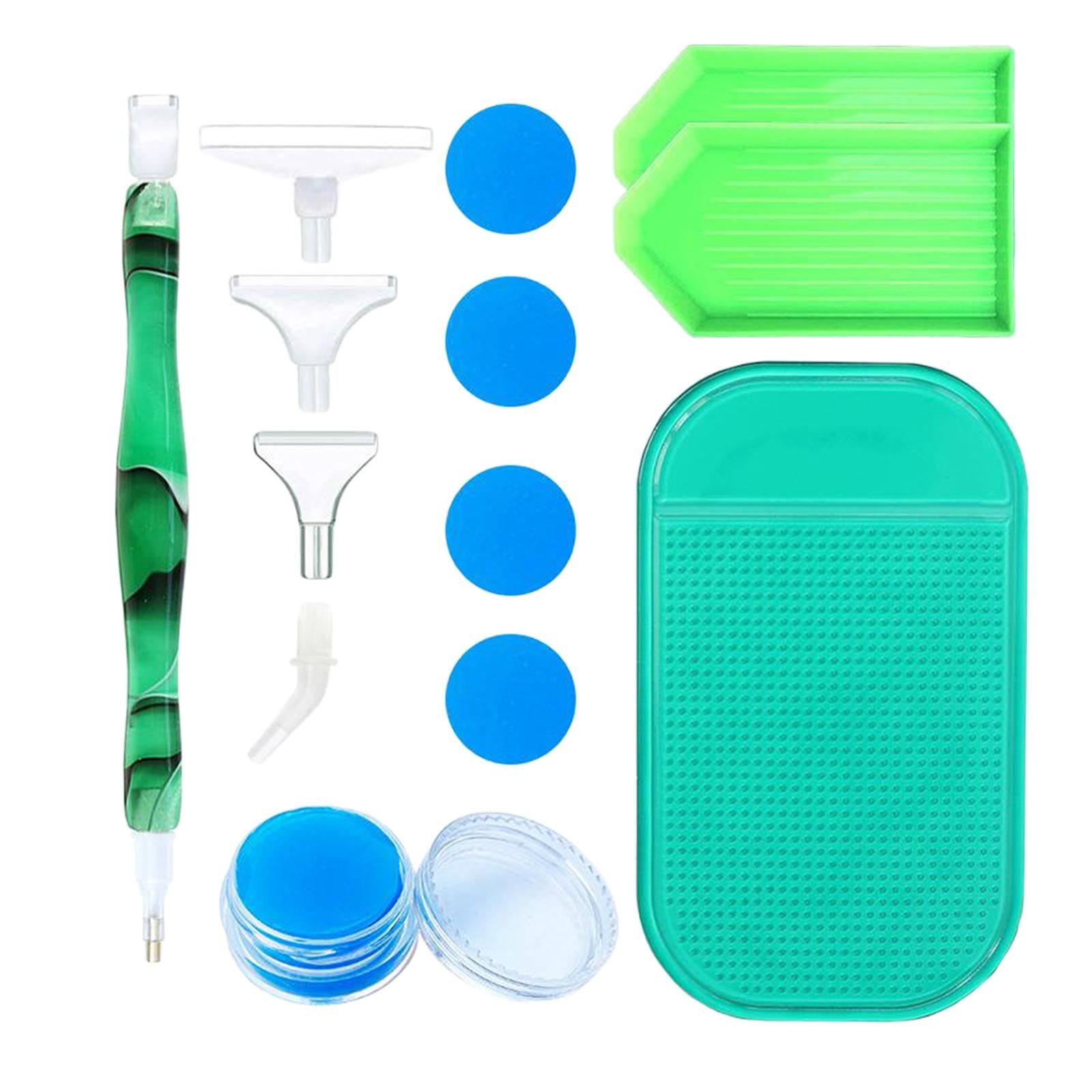 5D DIY Hand Turned Resin Diamond Painting Drill Pen Accessories Green