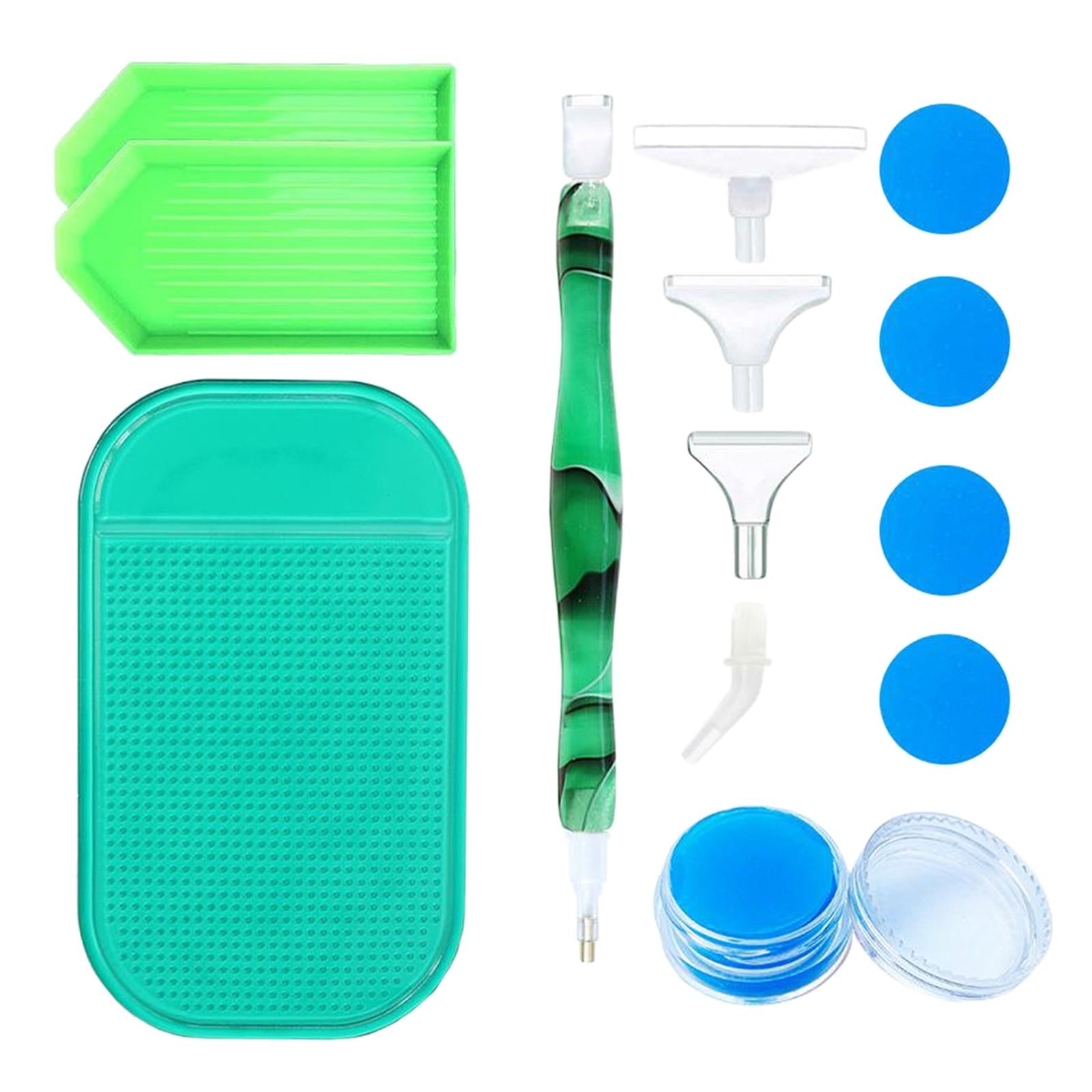 5D DIY Hand Turned Resin Diamond Painting Drill Pen Accessories Green