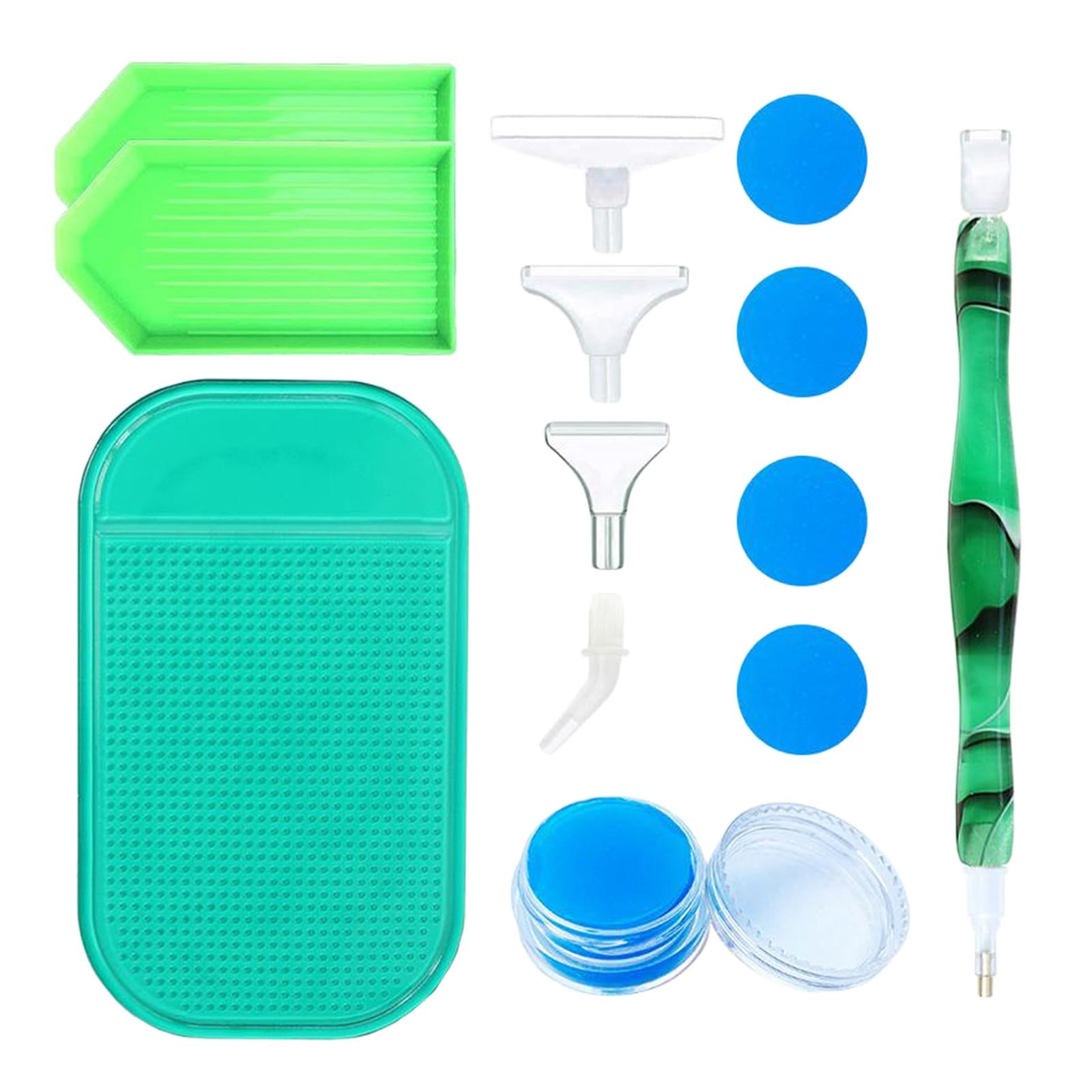 5D DIY Hand Turned Resin Diamond Painting Drill Pen Accessories Green