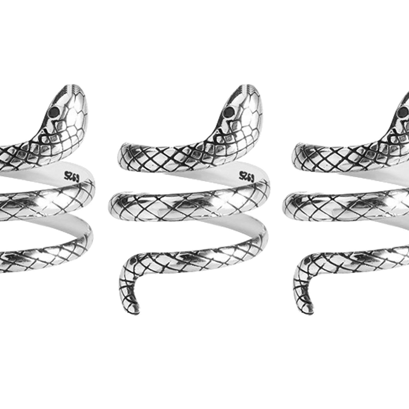 Knitting Loops Crochet Ring Snake Finger Holder Thimble Ring DIY Crafts