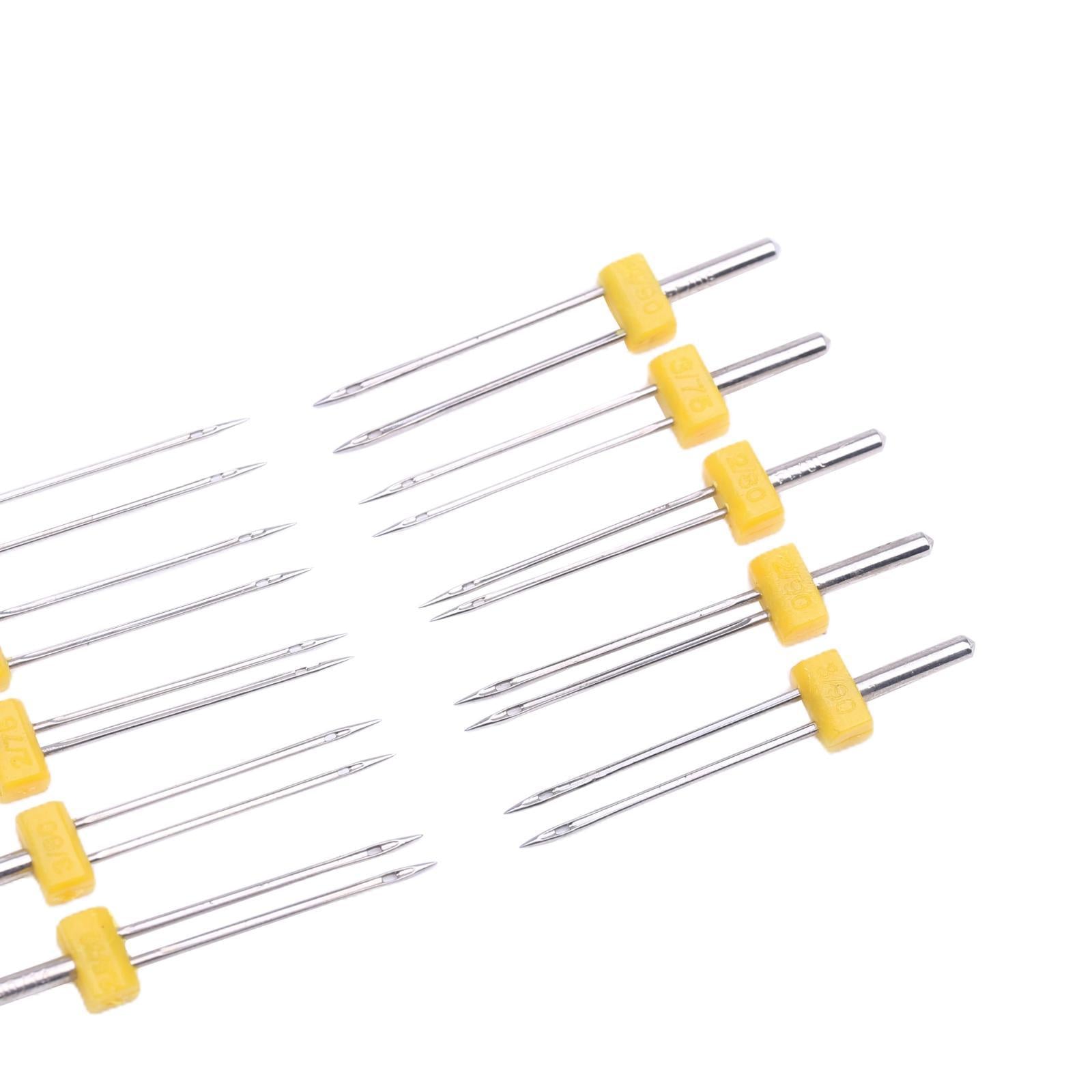 10Pieces Twin Double Needle Sewing Machine Needles Pins