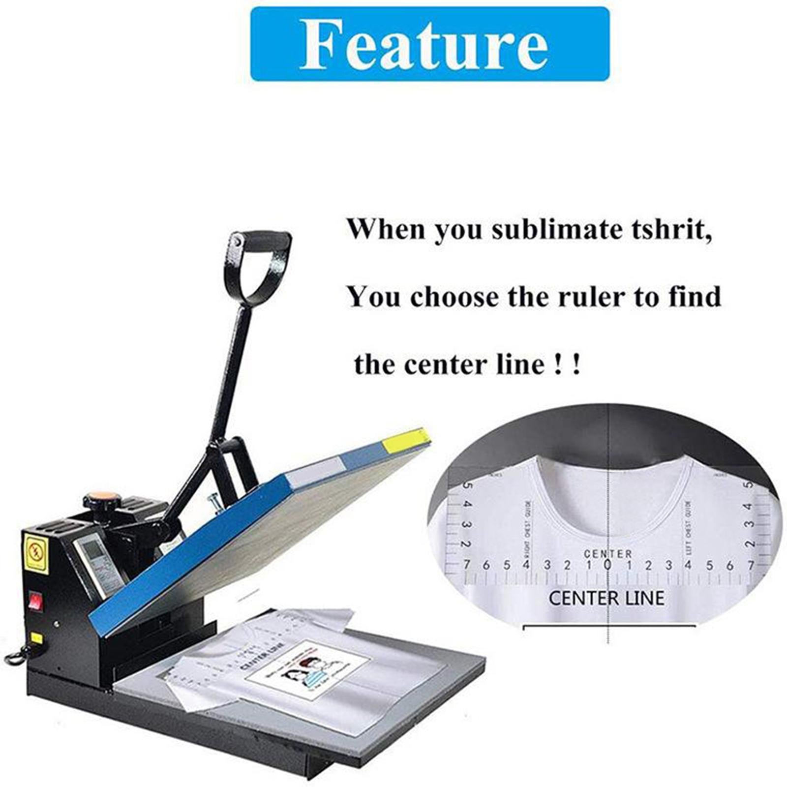 Durable T-shirt Ruler Guide Alignment Tool for Fabric Cutting Sew 18x5 inch