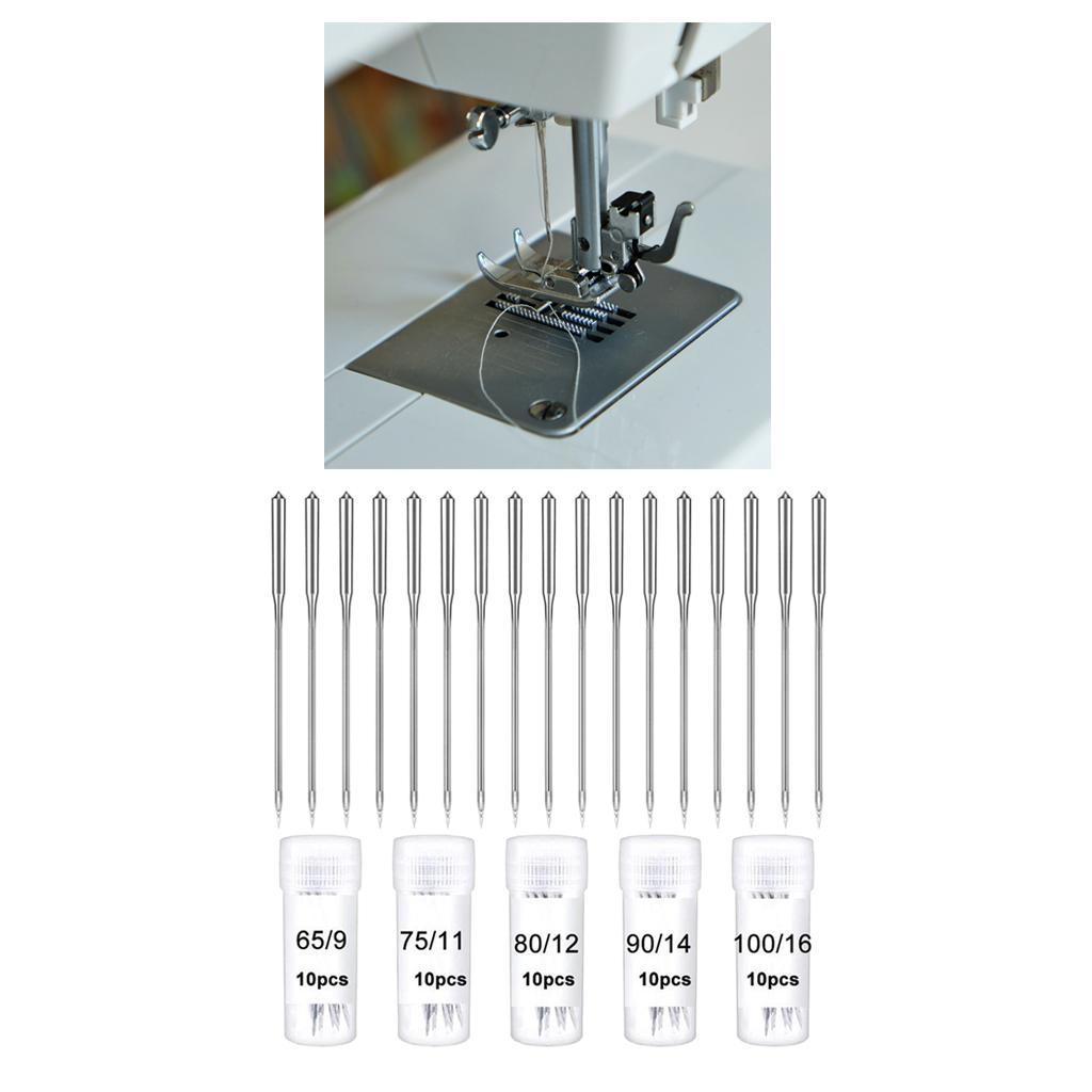 Sewing Machine Needles Universal For Singer Brother 50Needles