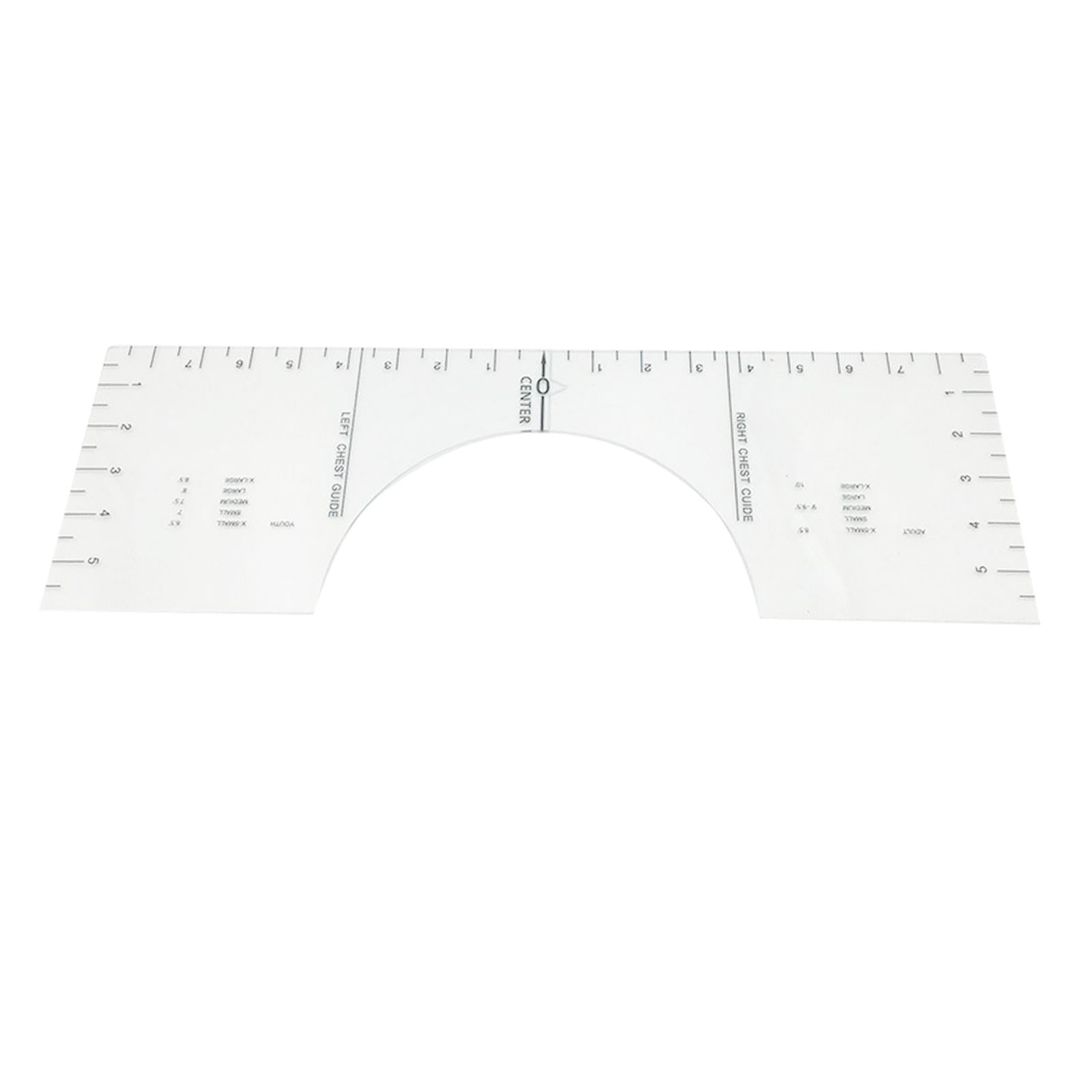 T-Shirt Alignment Tool - DIY Centering Tool Vinyl T Shirt Ruler 18x6inch