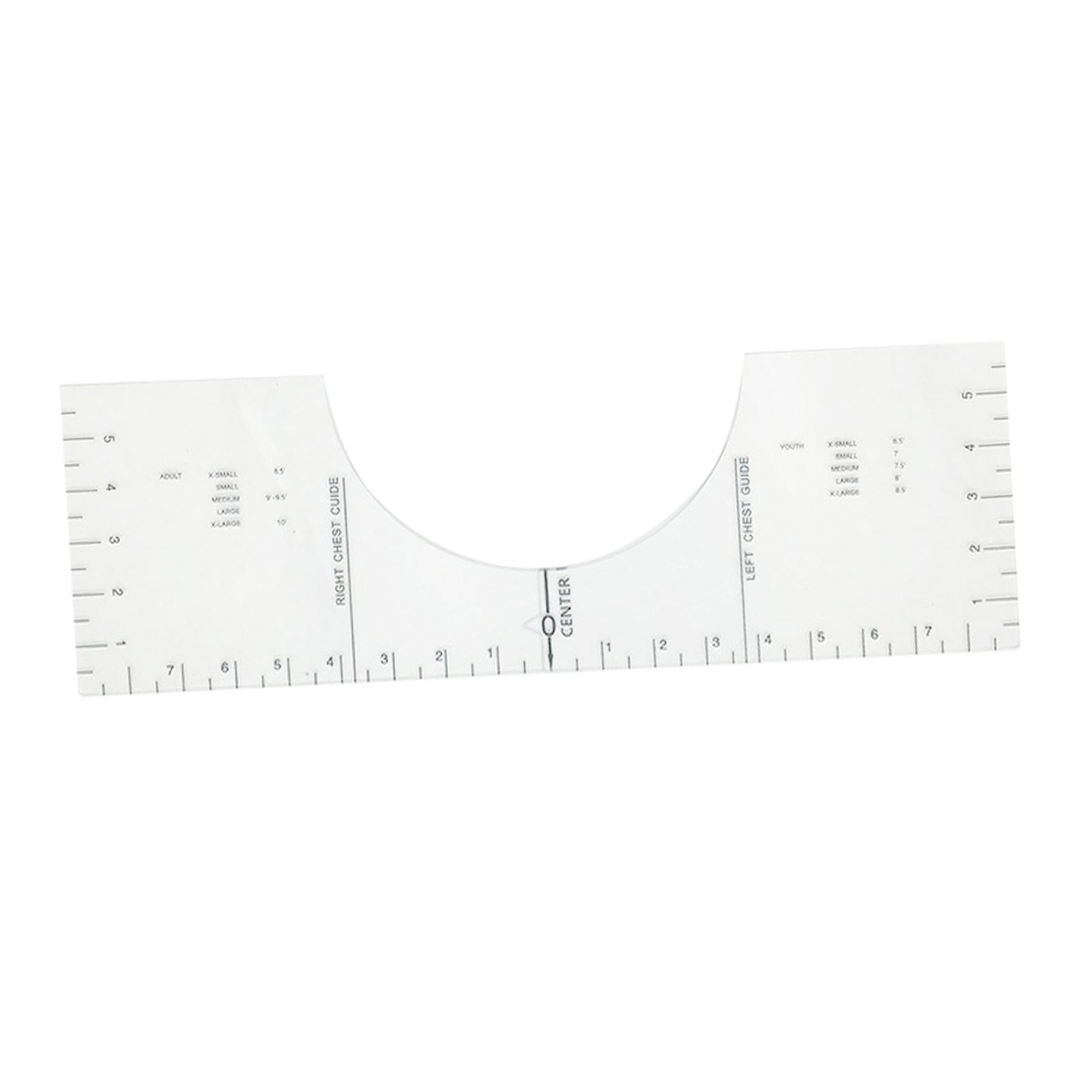 T-Shirt Alignment Tool - DIY Centering Tool Vinyl T Shirt Ruler 18x6inch