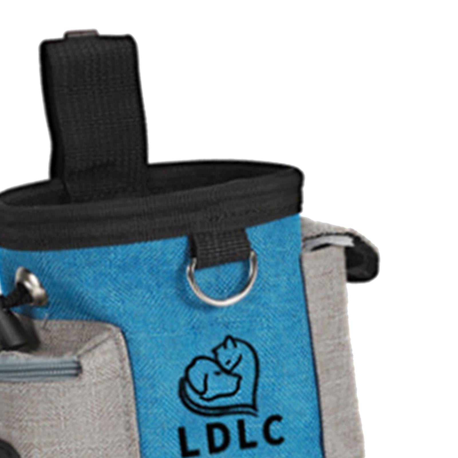 Durable Dog Training Bag Travel Pouch Drawstring Dogs Toys Holder Carrier Blue